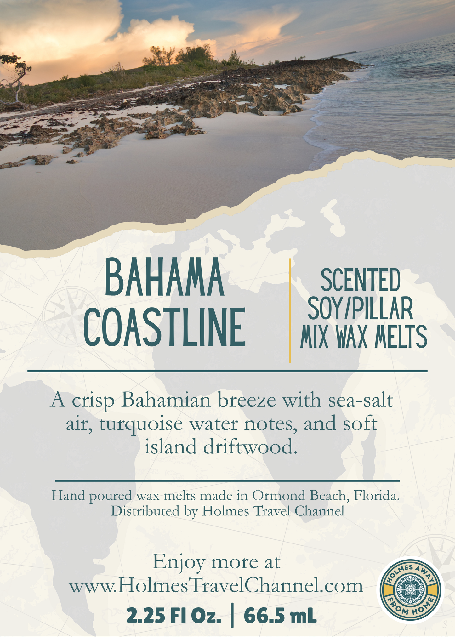 Bahama Coastline Scented Wax Melts