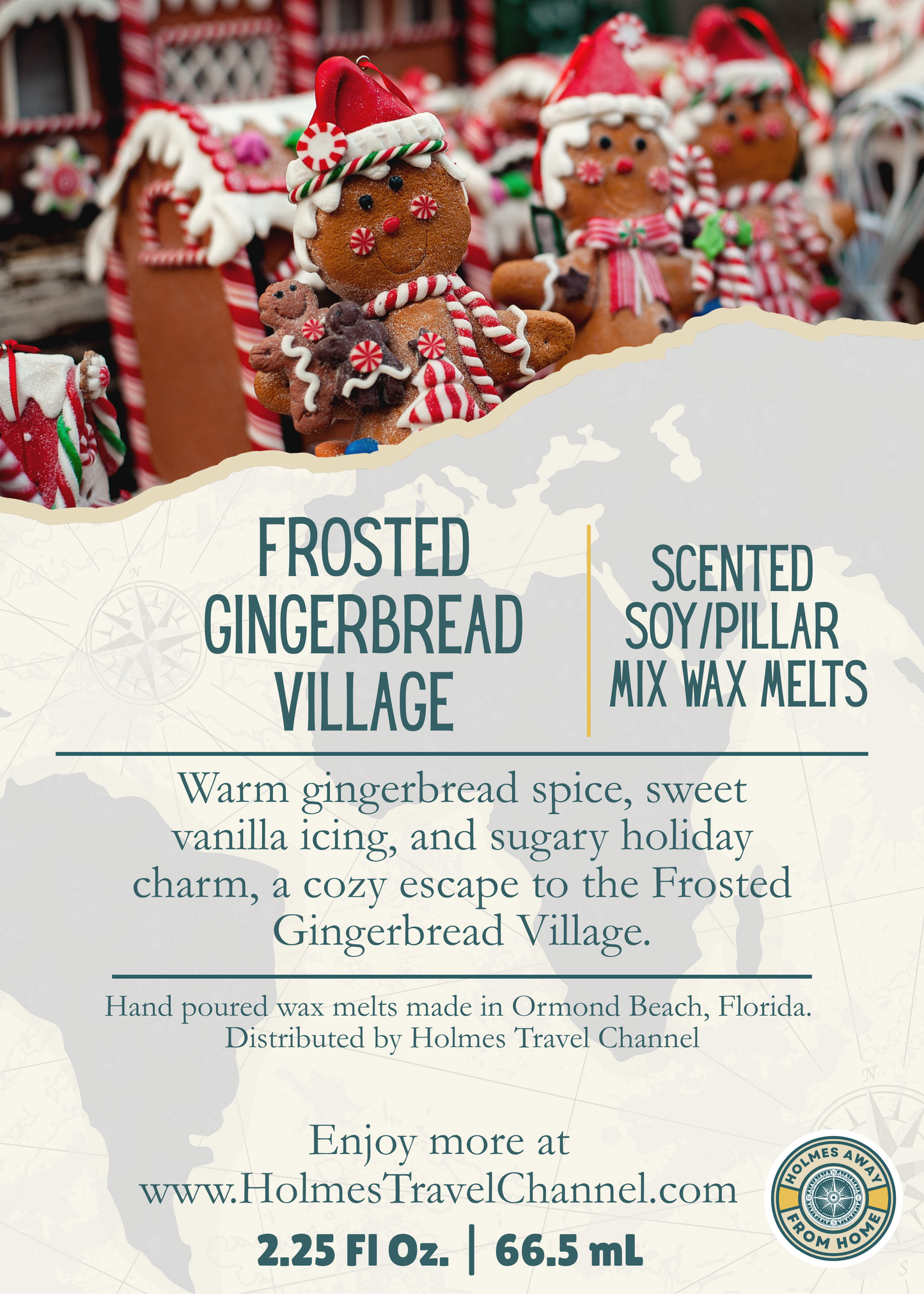 Frosted Gingerbread Village Scented Wax Melts