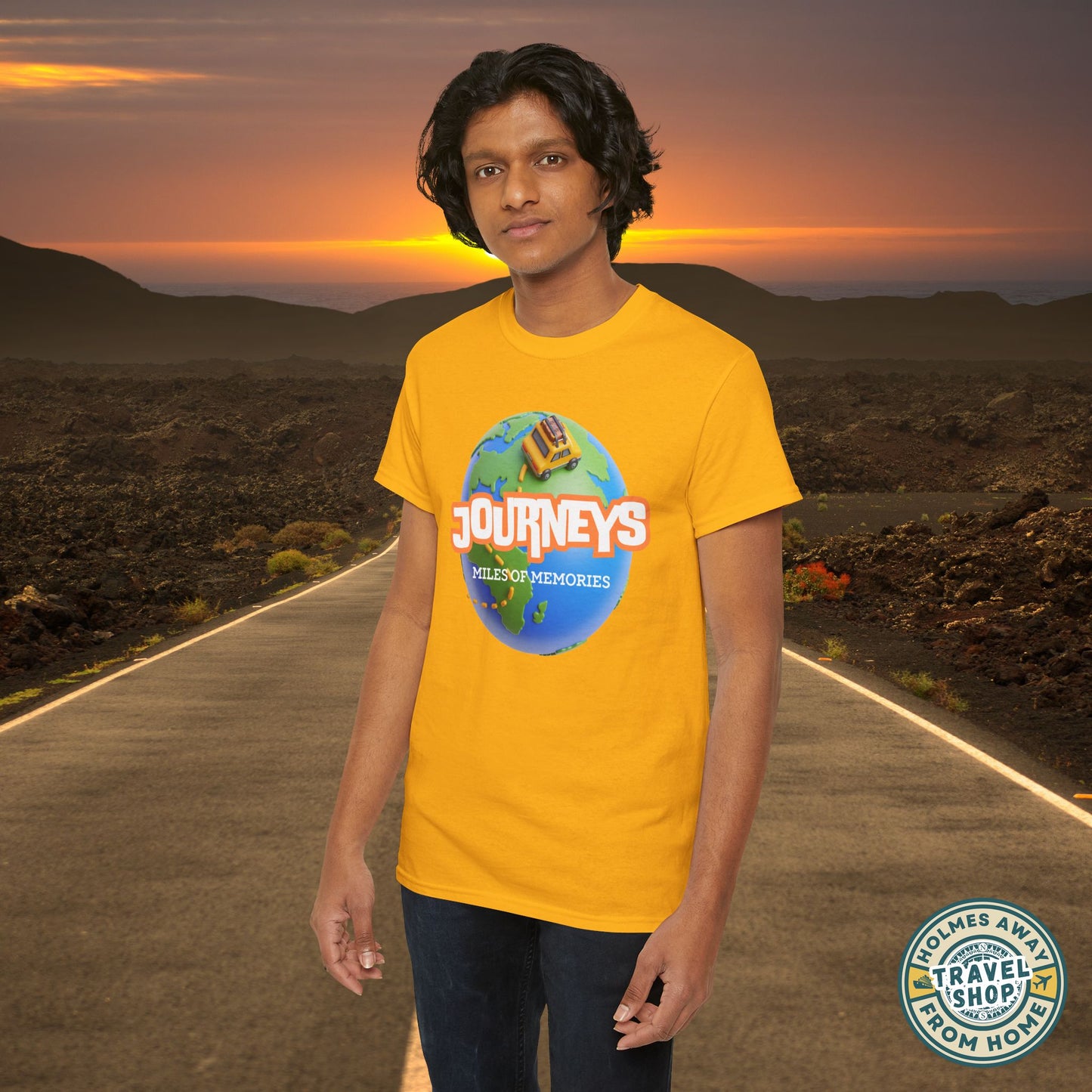 “Journeys” Official Series Logo Tee – Holmes Away From Home Travel Channel