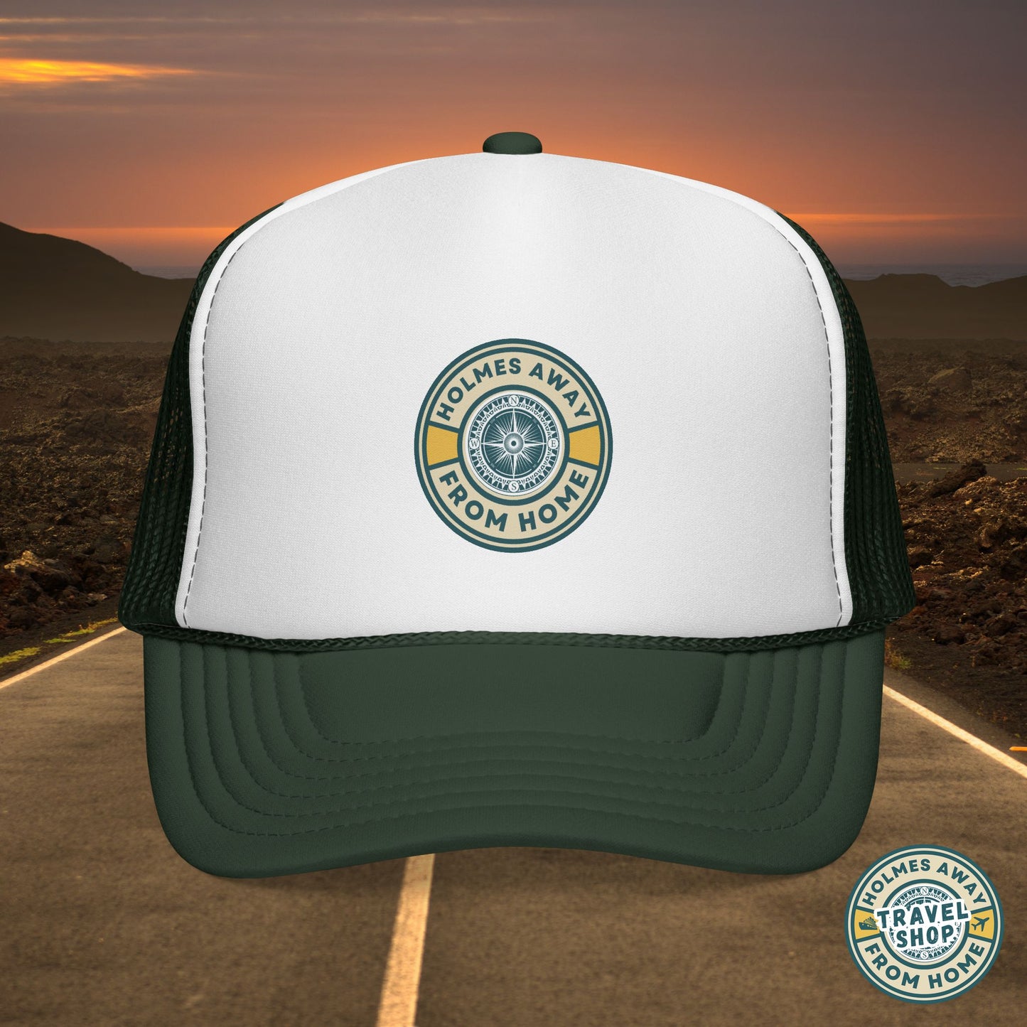 Holmes Away From Home Official Logo Trucker Hat