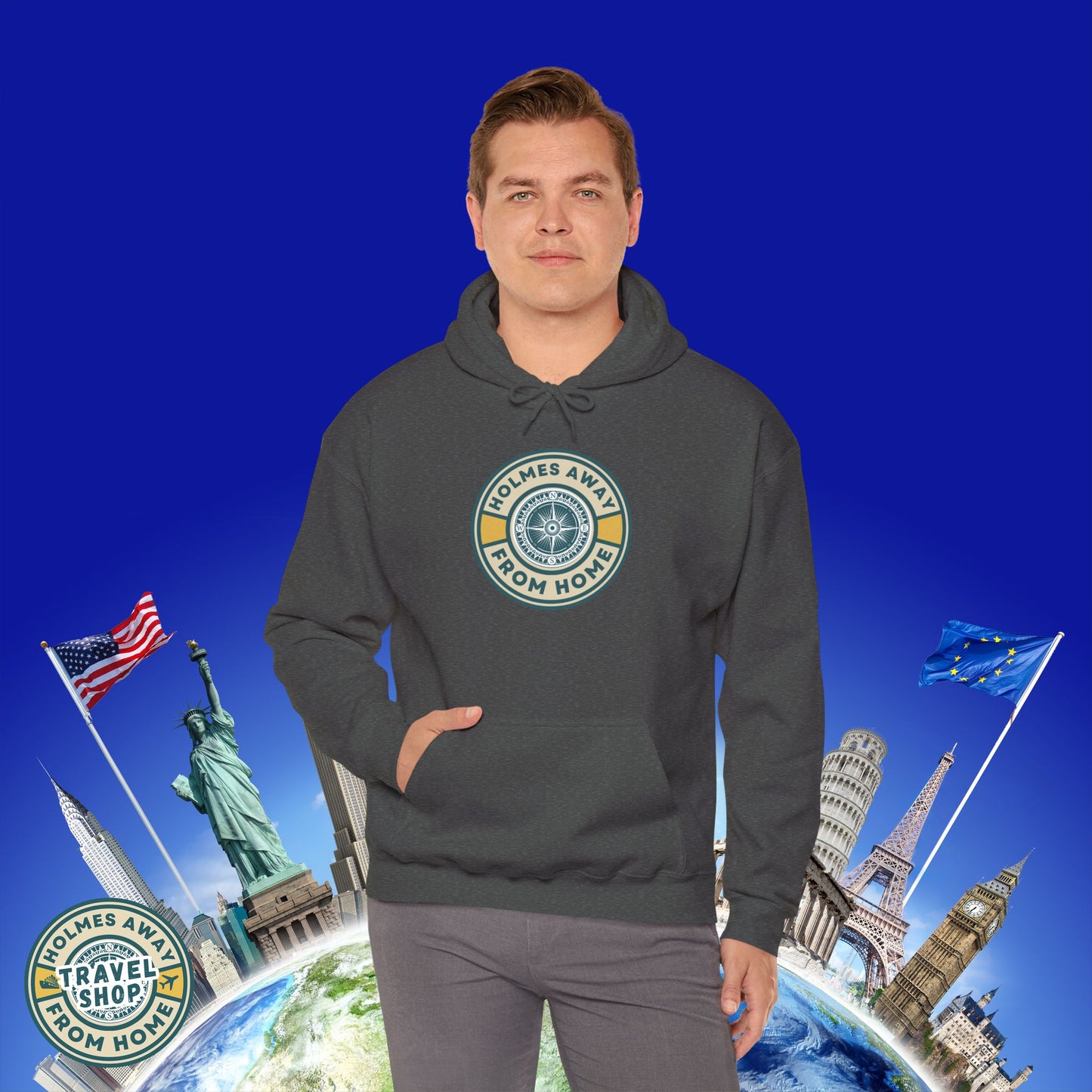 Holmes Away From Home Travel Hoodie