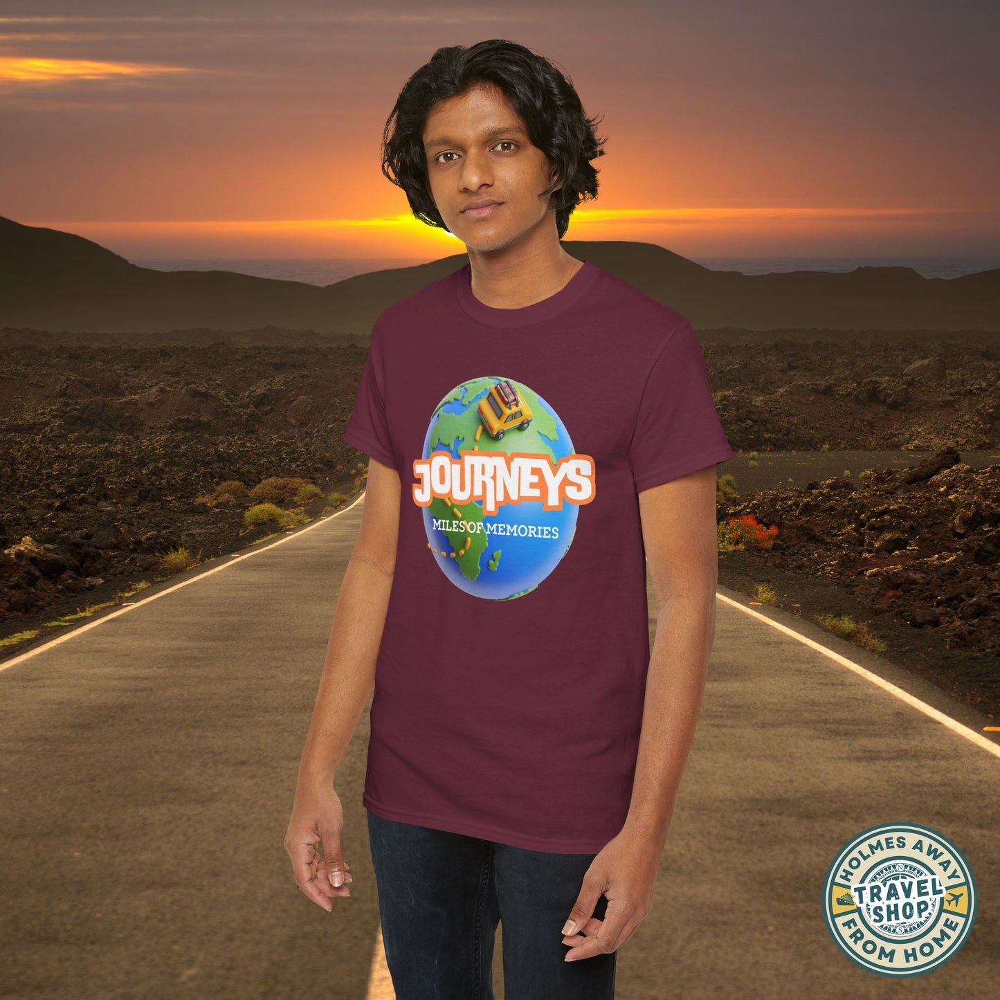 “Journeys” Official Series Logo Tee – Holmes Away From Home Travel Channel