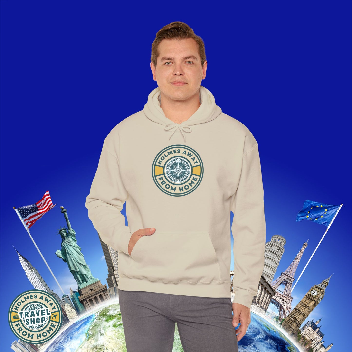 Holmes Away From Home Travel Hoodie
