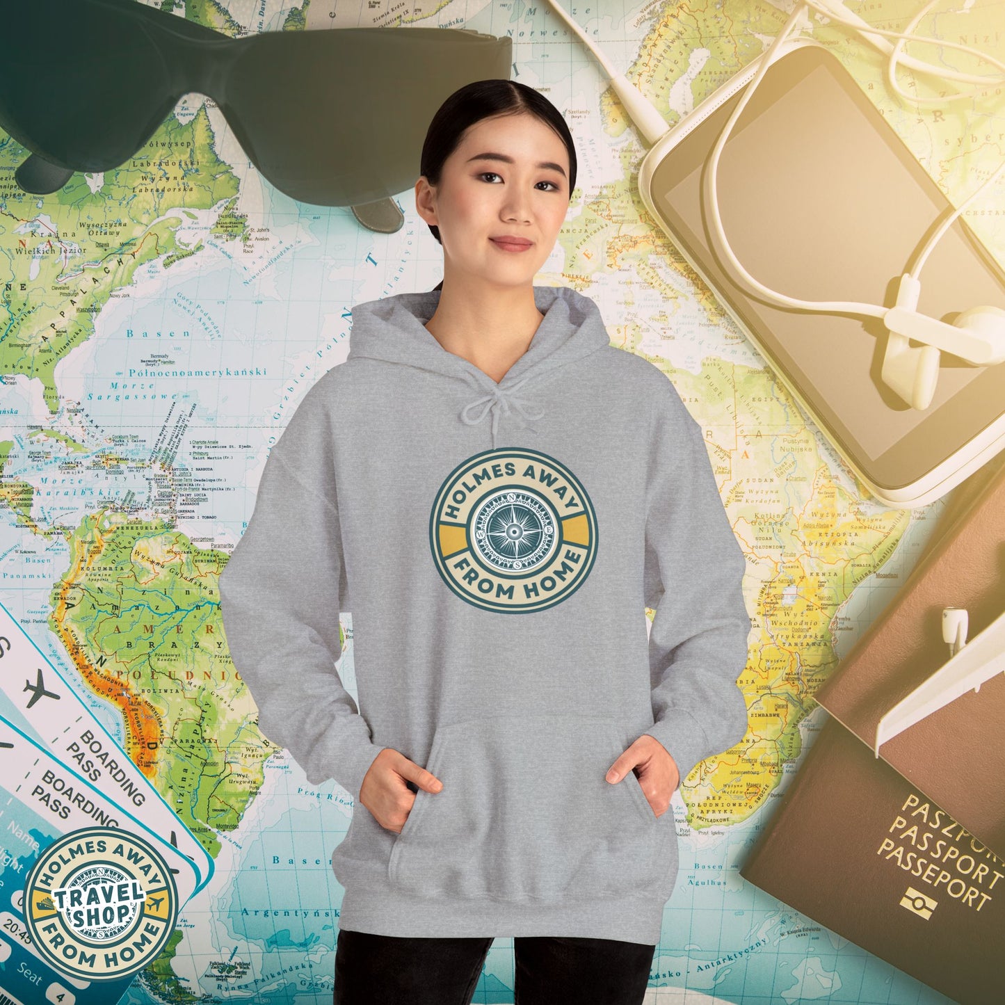 Holmes Away From Home Travel Hoodie