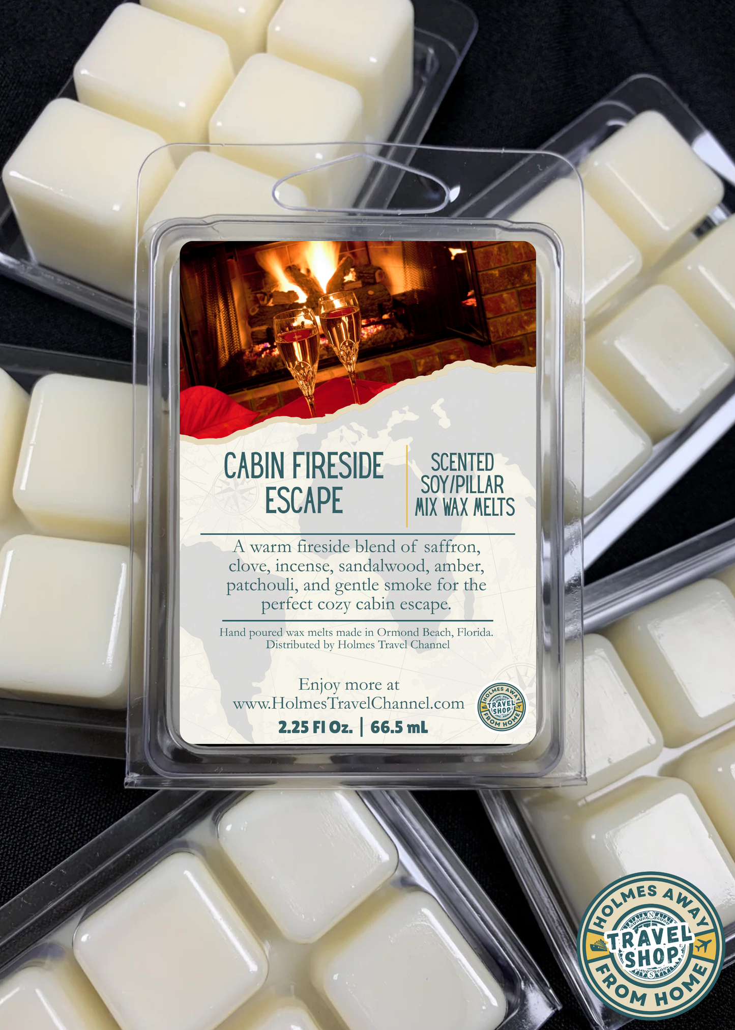 Cabin Fireside Escape Scented Wax Melts