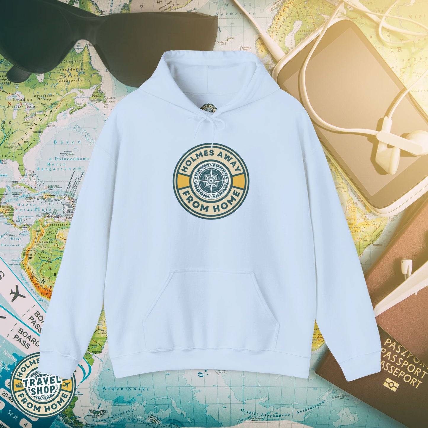 Holmes Away From Home Travel Hoodie