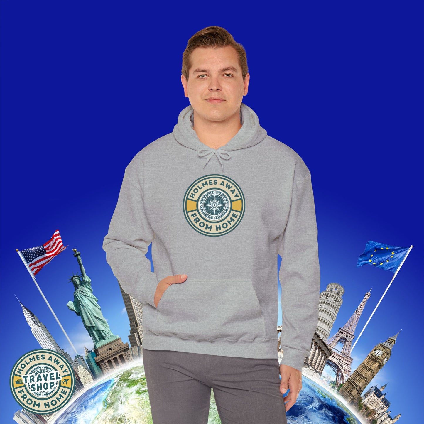 Holmes Away From Home Travel Hoodie
