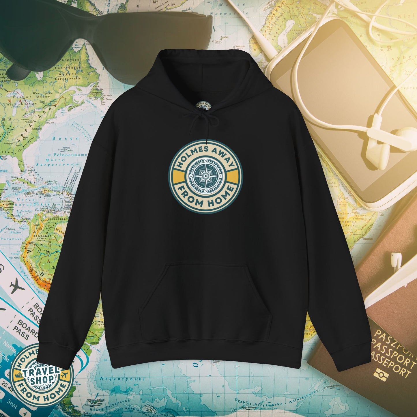Holmes Away From Home Travel Hoodie