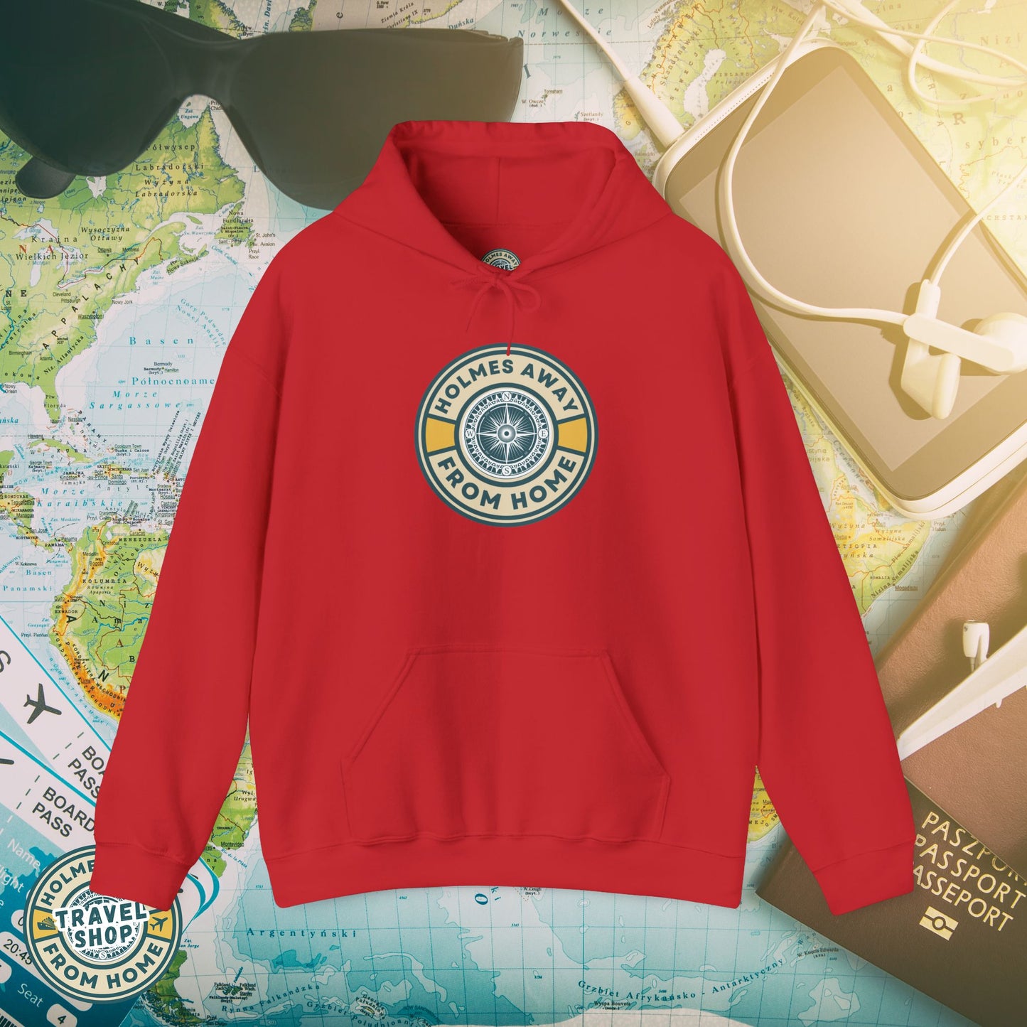 Holmes Away From Home Travel Hoodie