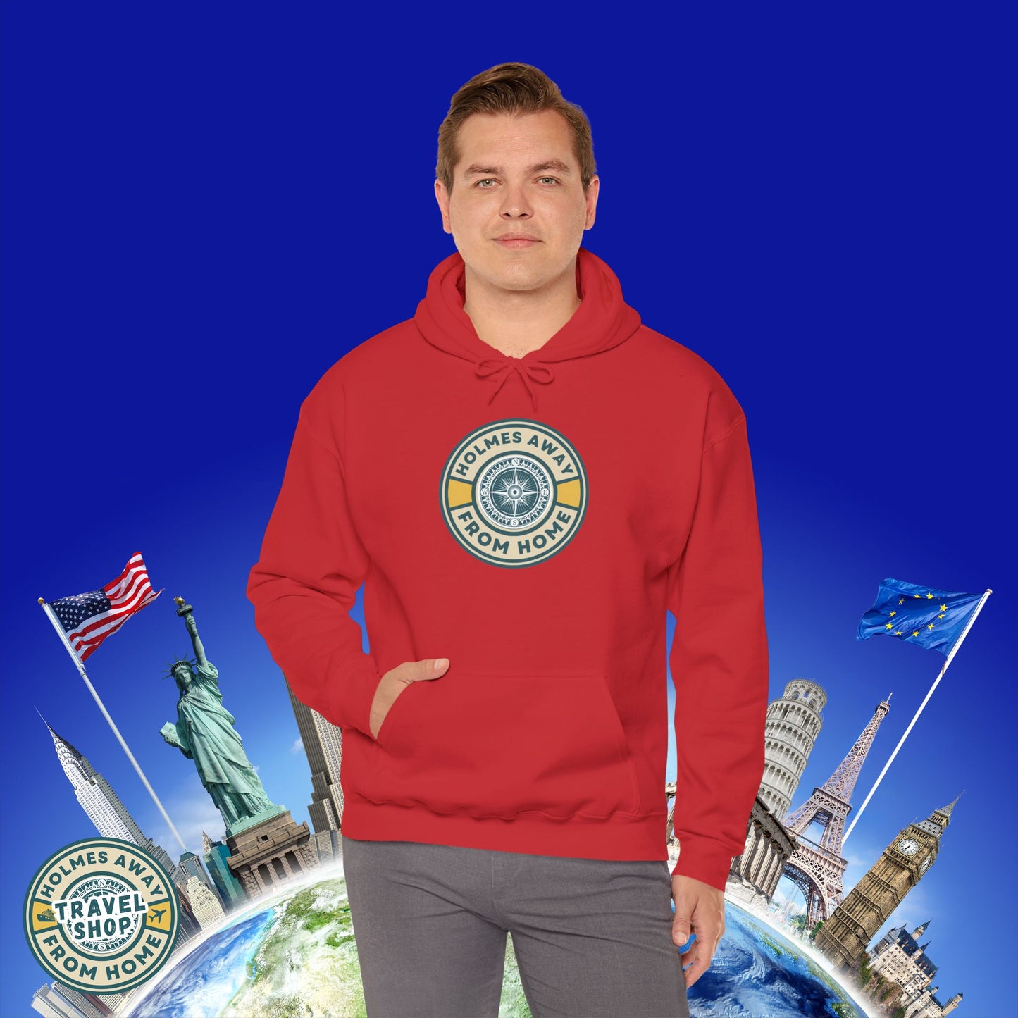 Holmes Away From Home Travel Hoodie