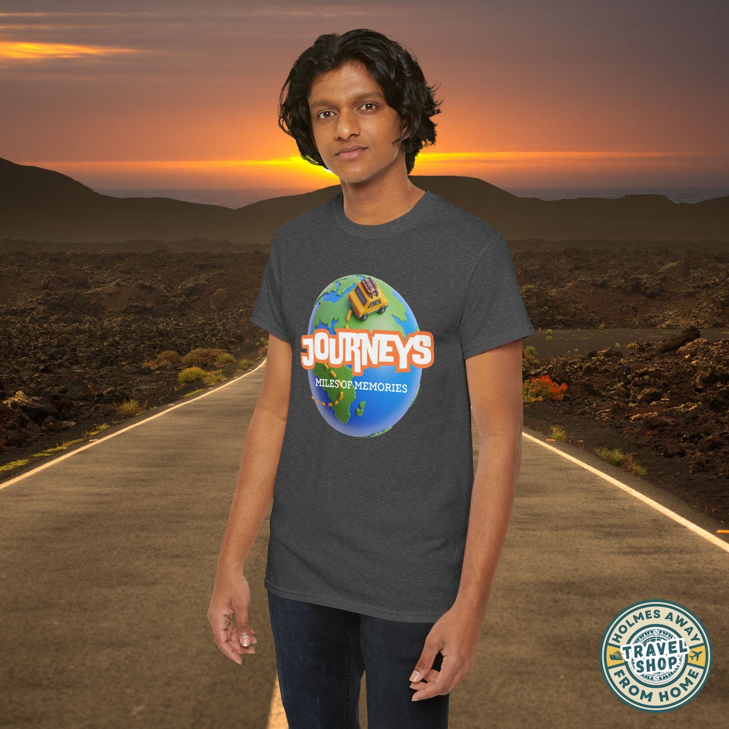 “Journeys” Official Series Logo Tee – Holmes Away From Home Travel Channel