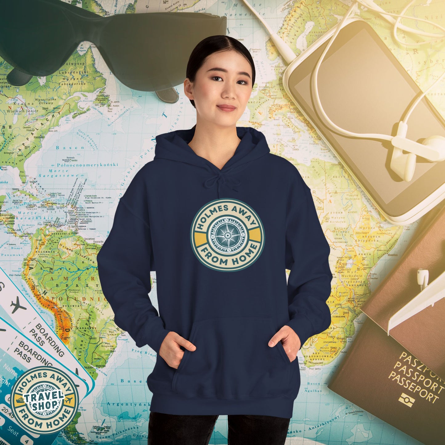 Holmes Away From Home Travel Hoodie