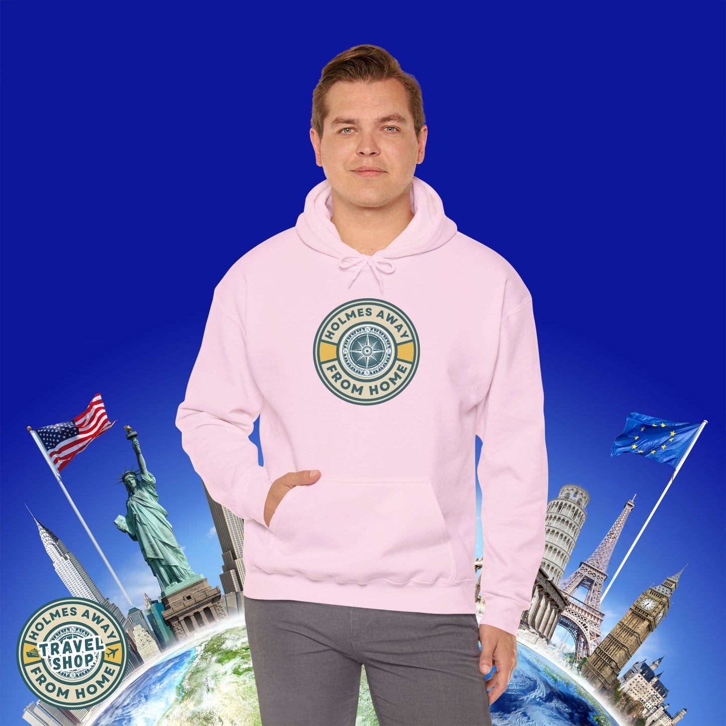 Holmes Away From Home Travel Hoodie