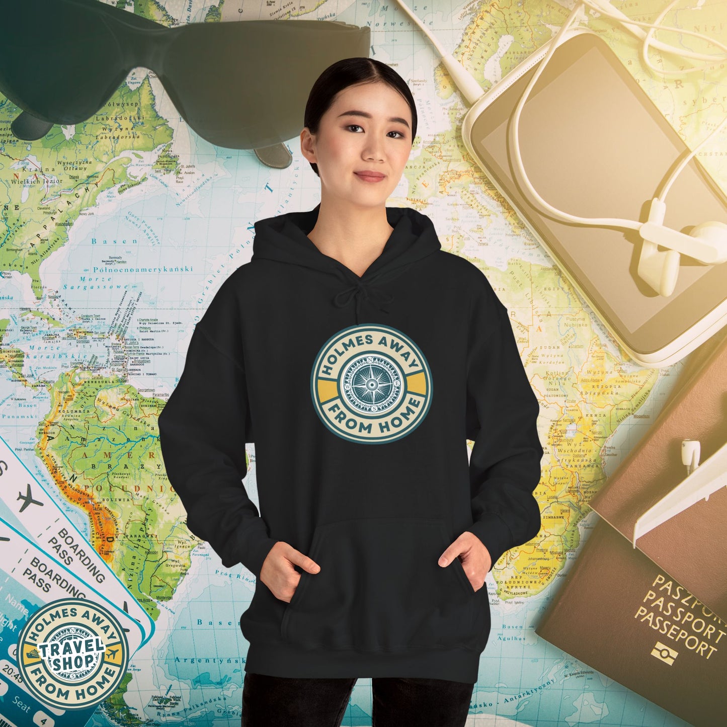 Holmes Away From Home Travel Hoodie