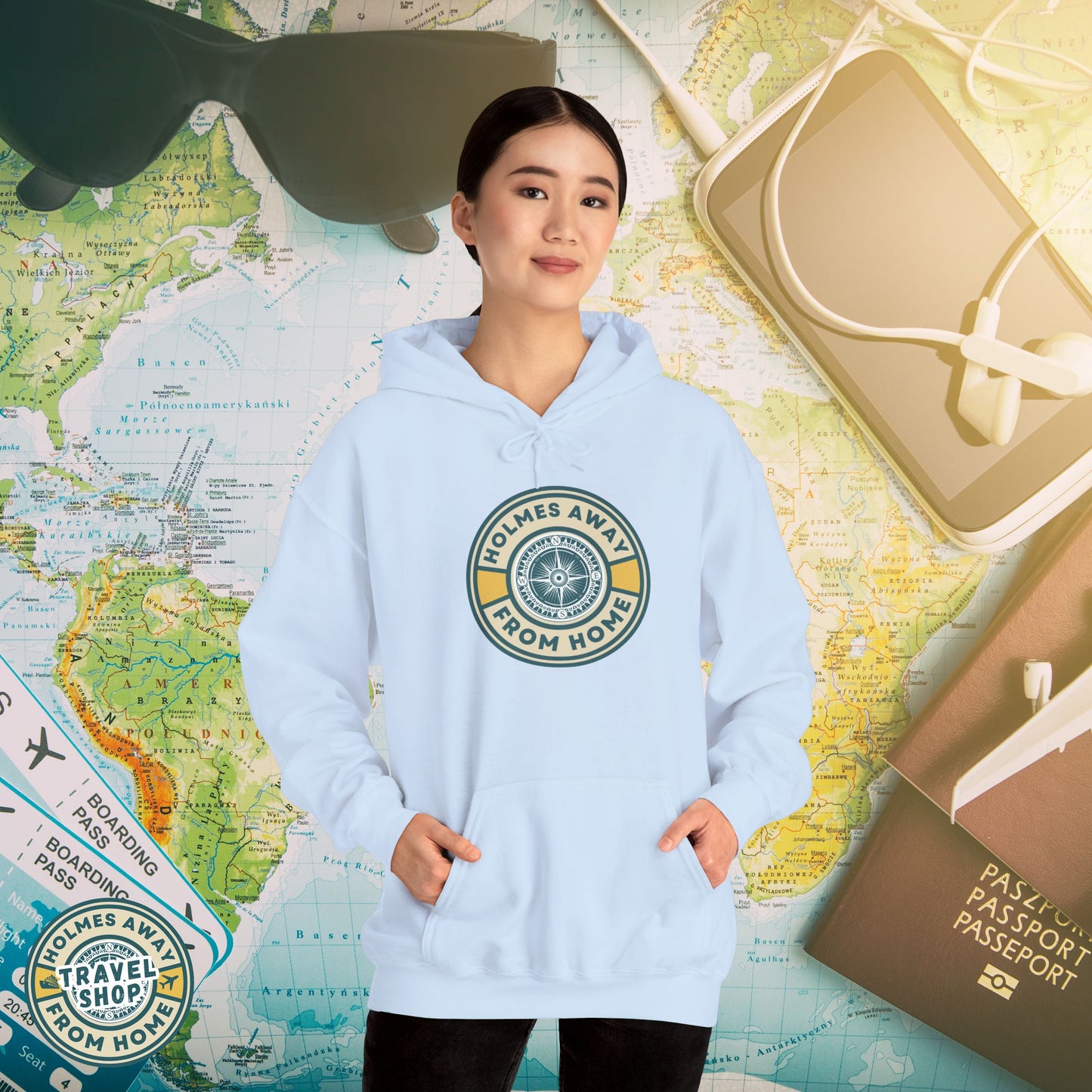 Holmes Away From Home Travel Hoodie