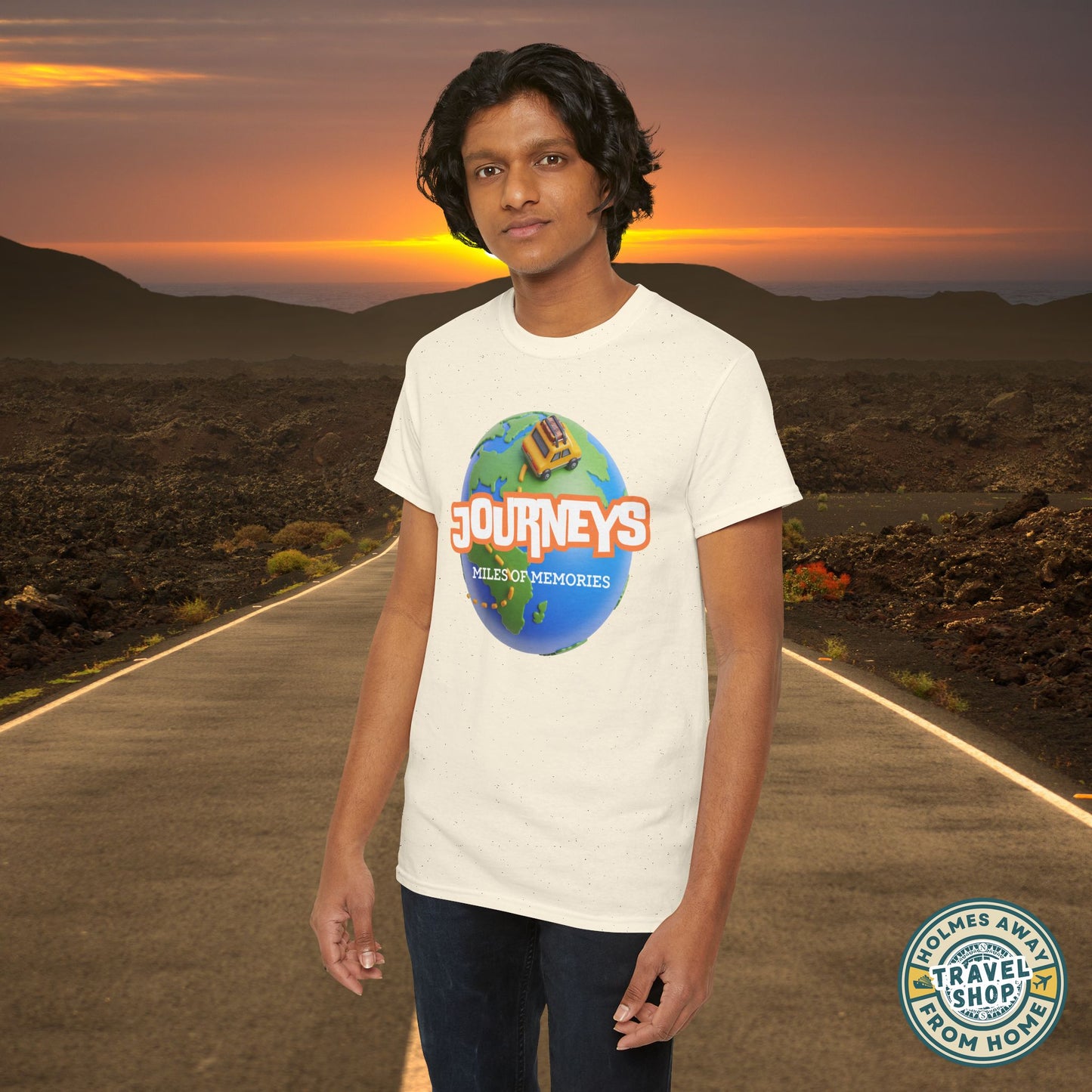“Journeys” Official Series Logo Tee – Holmes Away From Home Travel Channel
