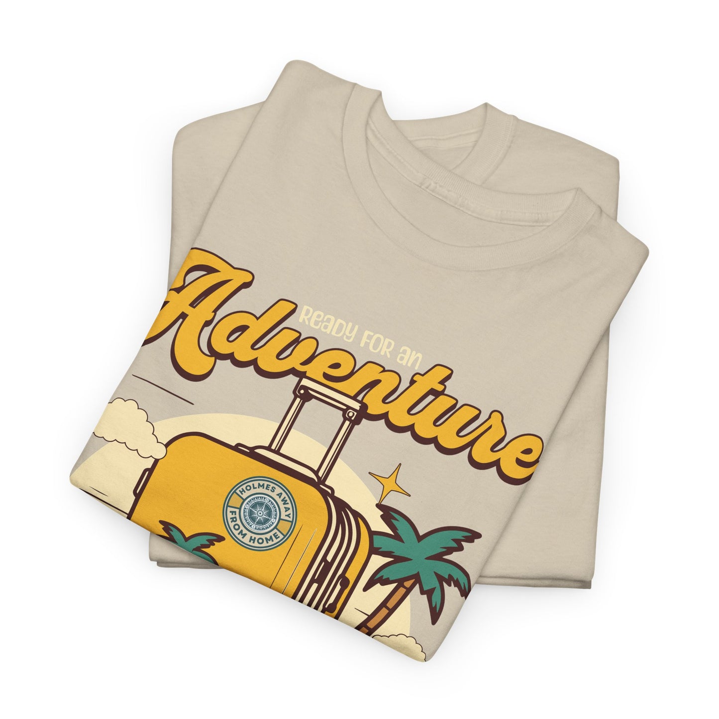 Holmes Away From Home “Adventure” Travel Tee – Official Channel Merchandise