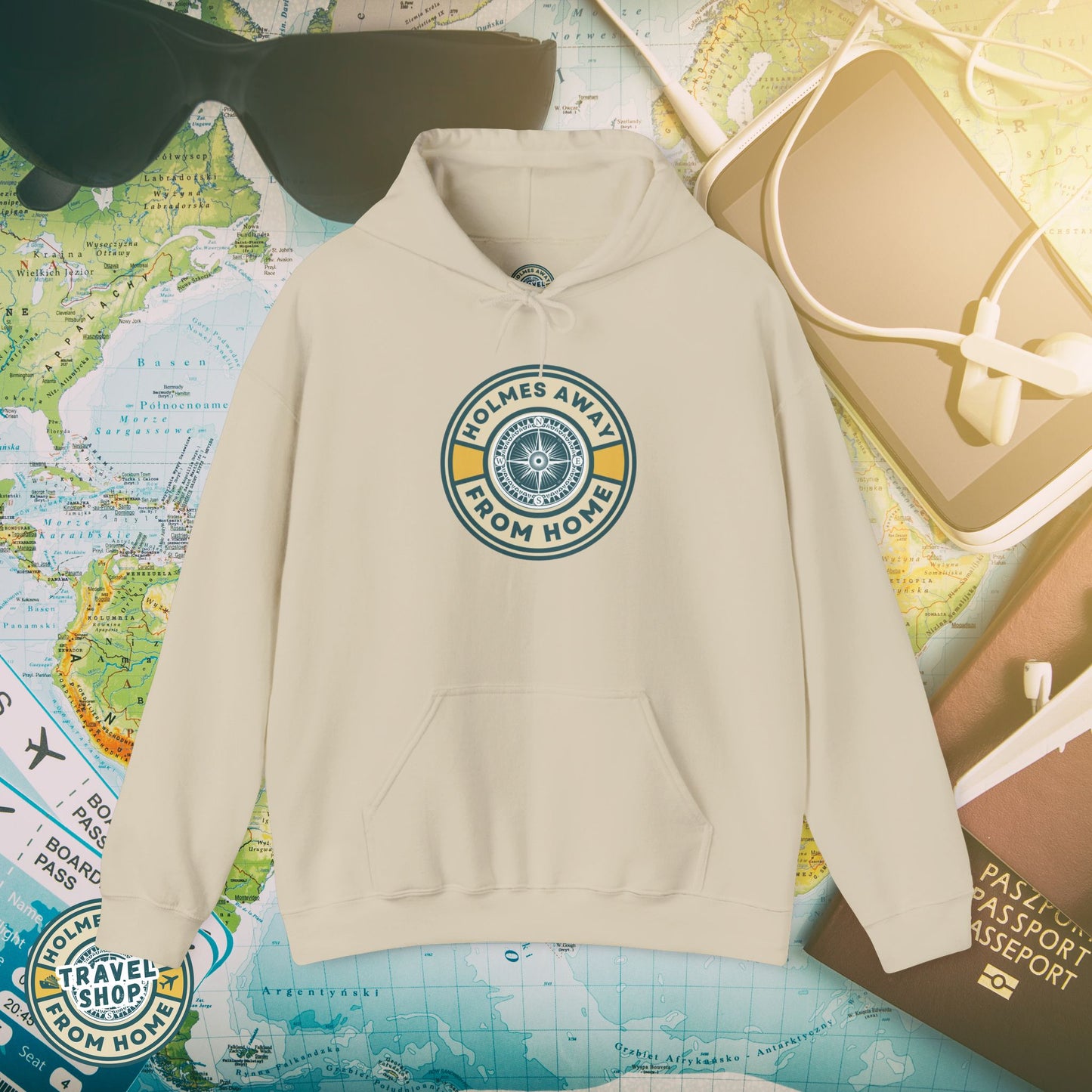 Holmes Away From Home Travel Hoodie