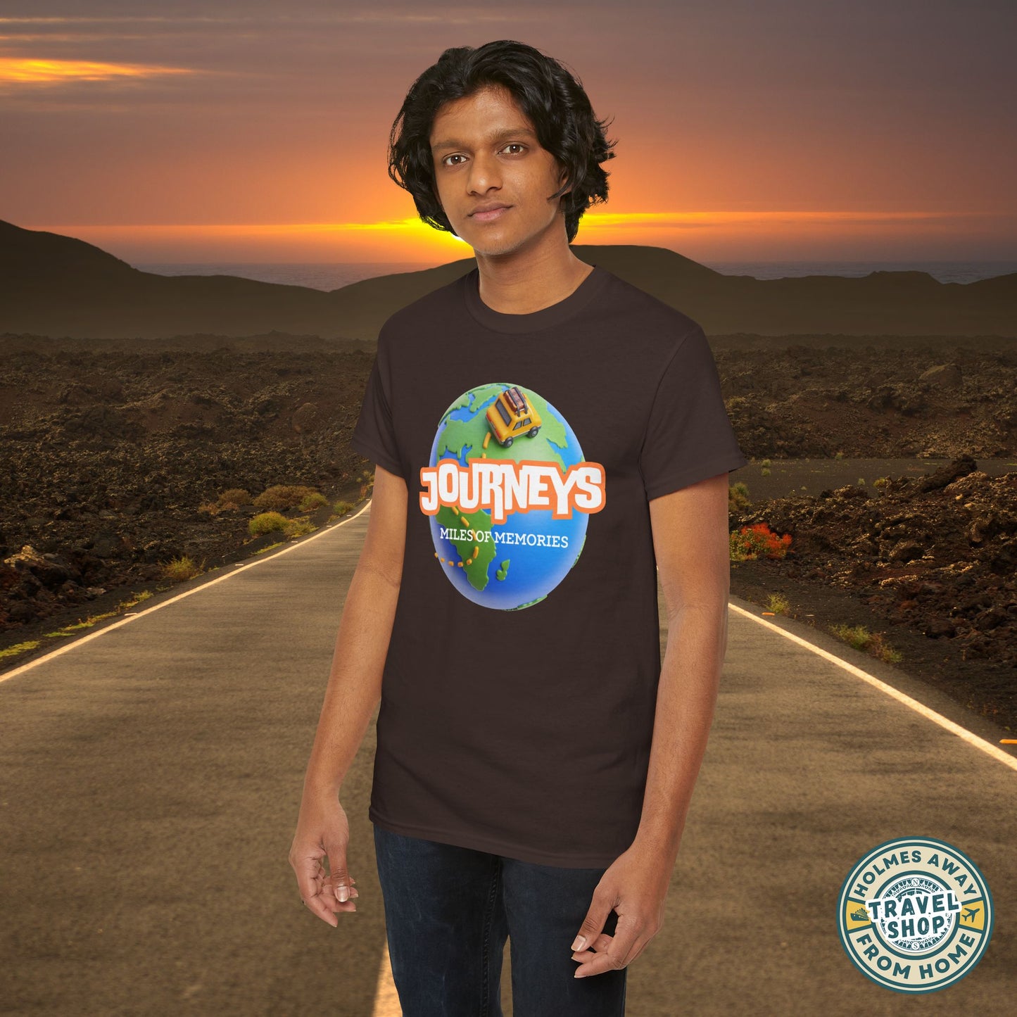 “Journeys” Official Series Logo Tee – Holmes Away From Home Travel Channel