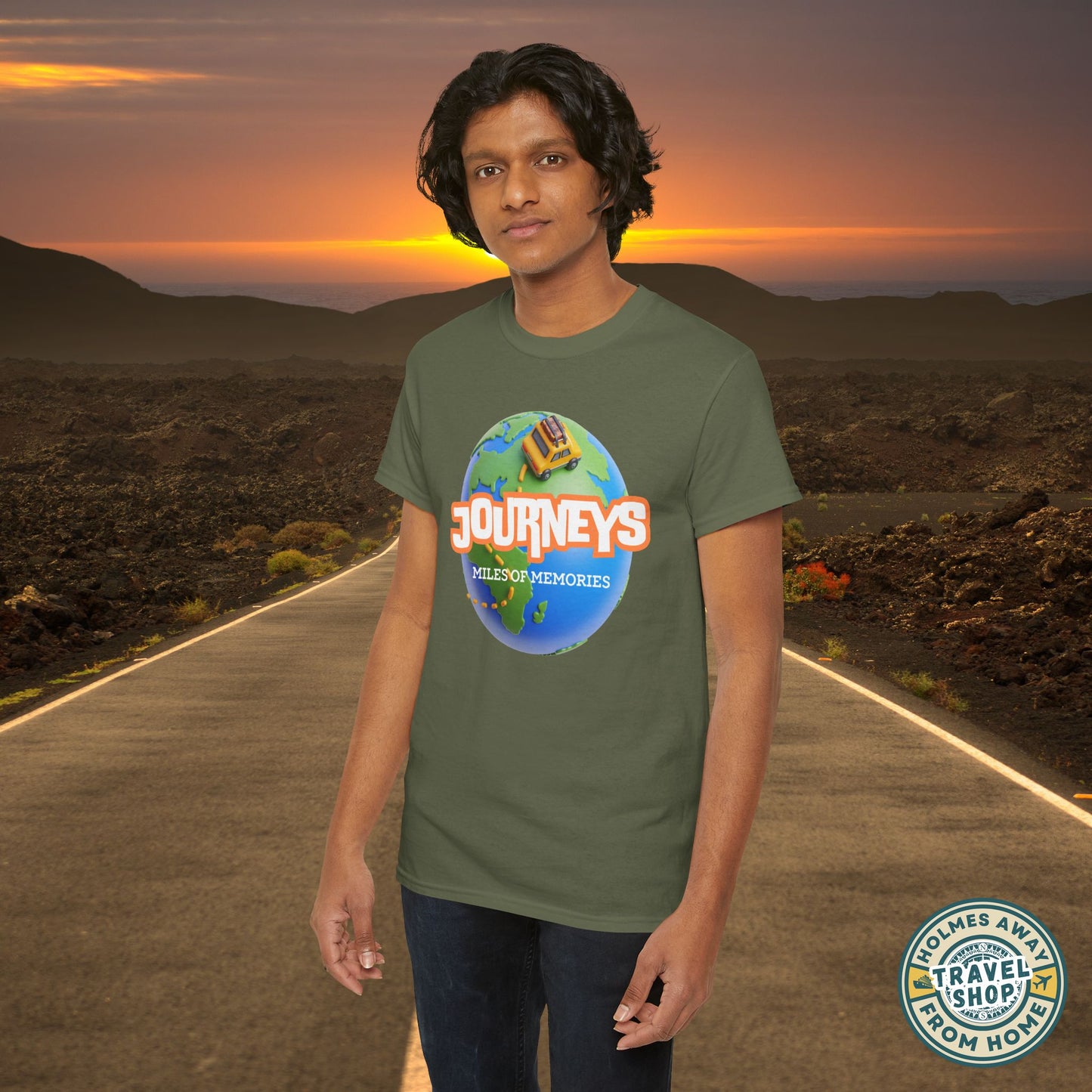 “Journeys” Official Series Logo Tee – Holmes Away From Home Travel Channel