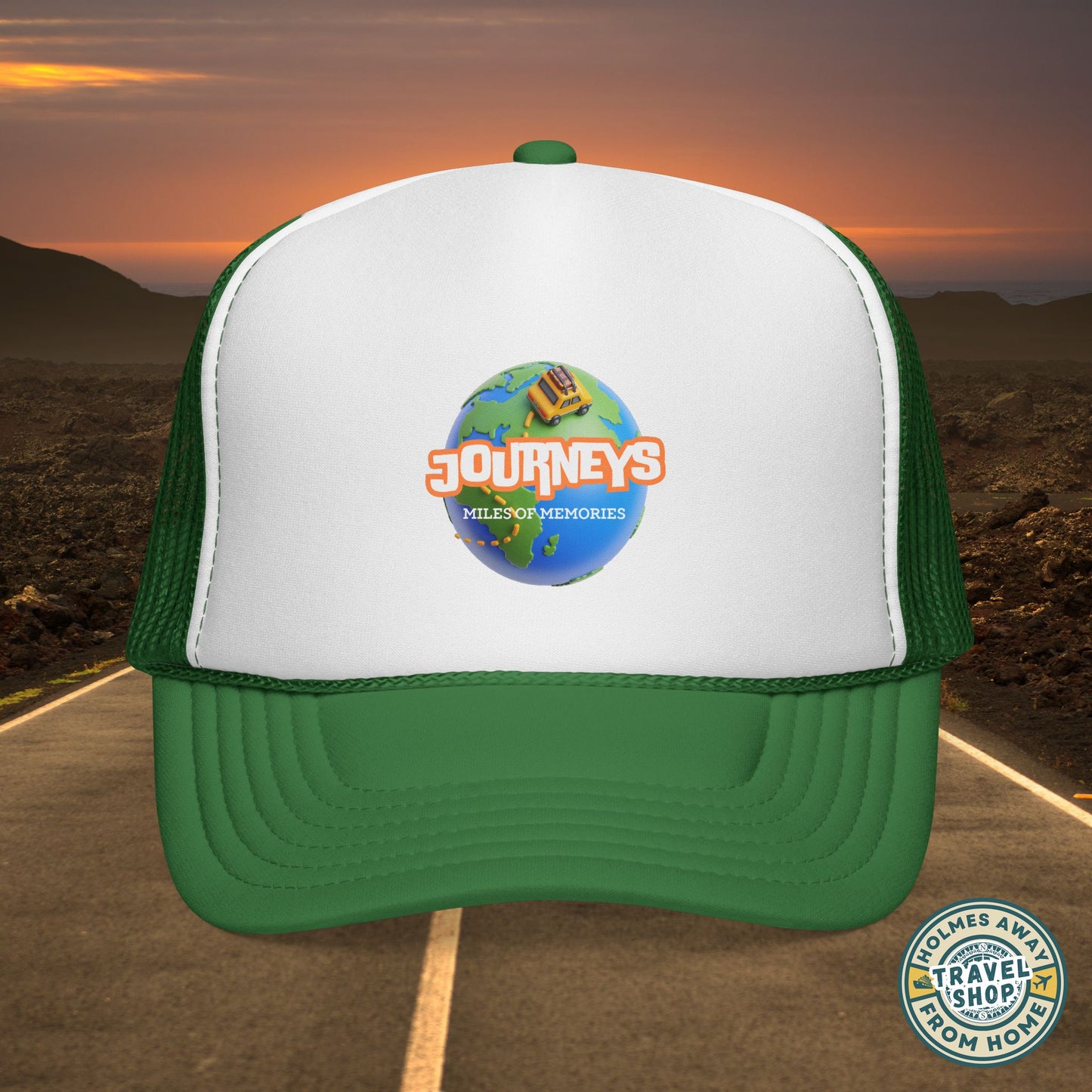 Journeys Official Logo Trucker Hat – Holmes Away From Home Travel Channel