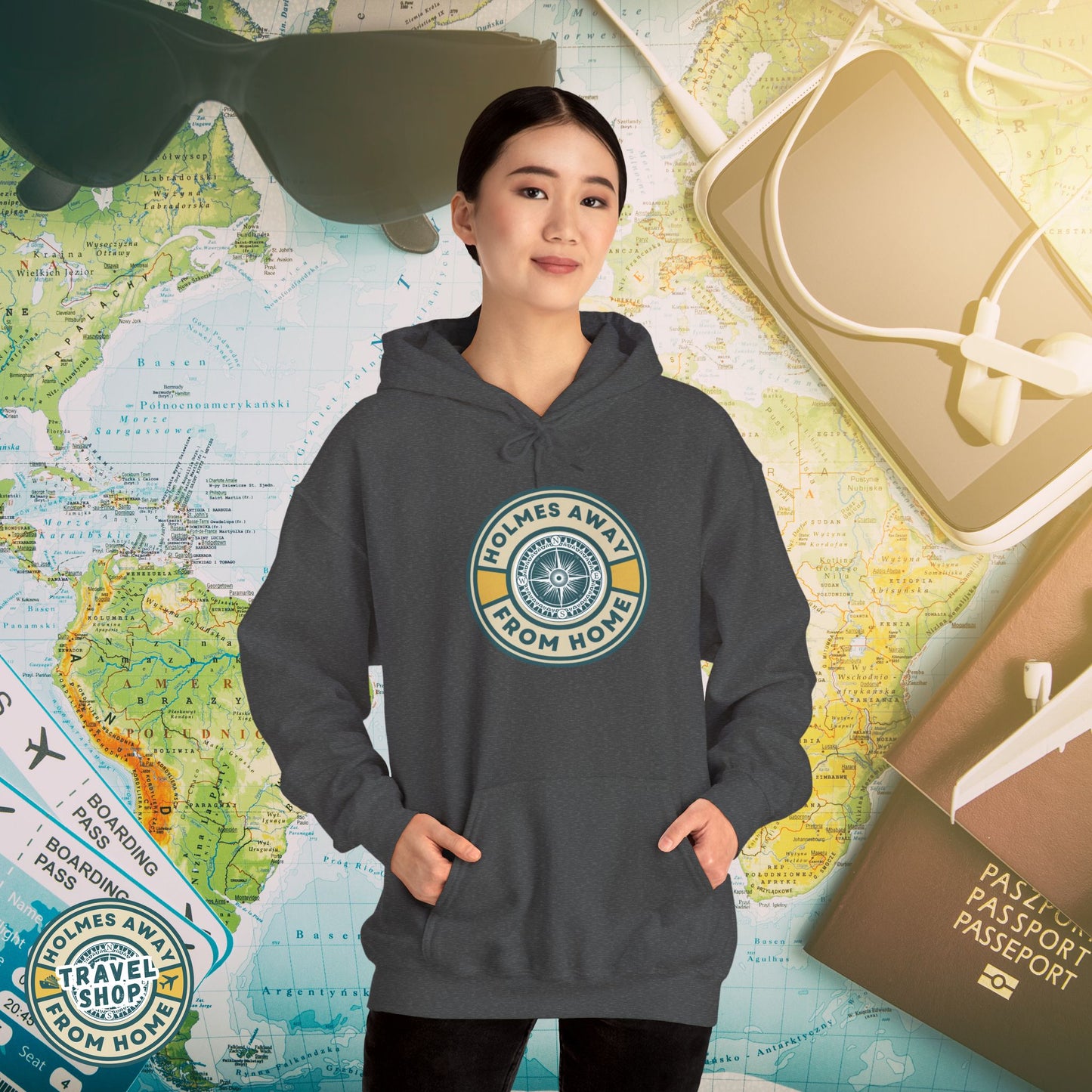 Holmes Away From Home Travel Hoodie
