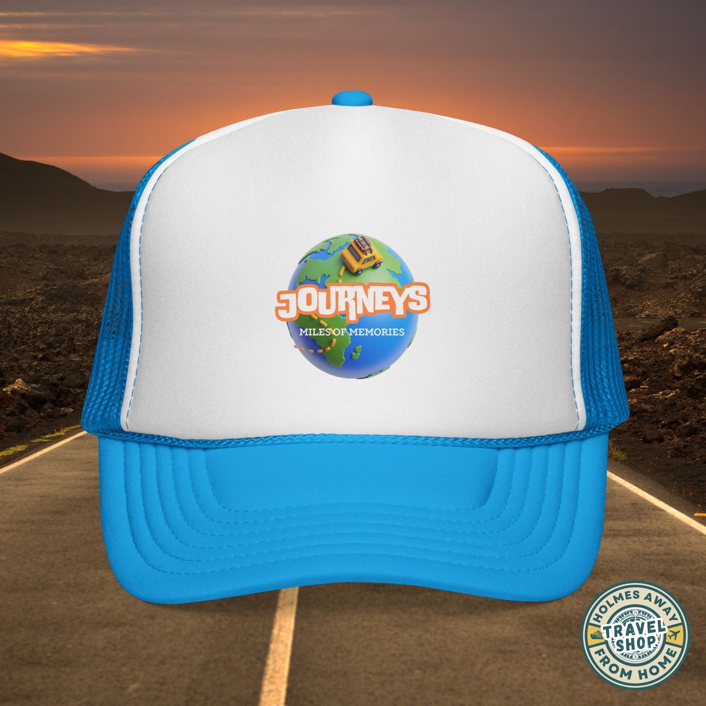 Journeys Official Logo Trucker Hat – Holmes Away From Home Travel Channel