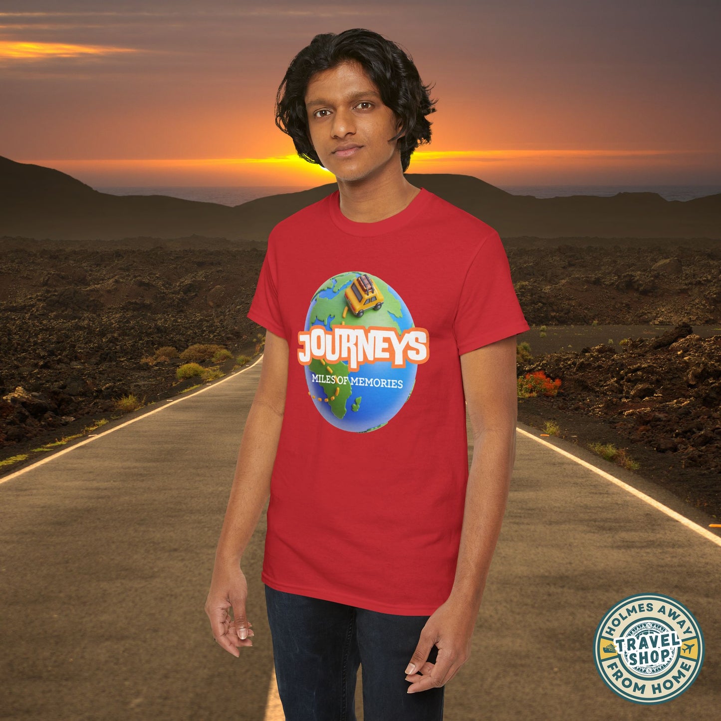 “Journeys” Official Series Logo Tee – Holmes Away From Home Travel Channel