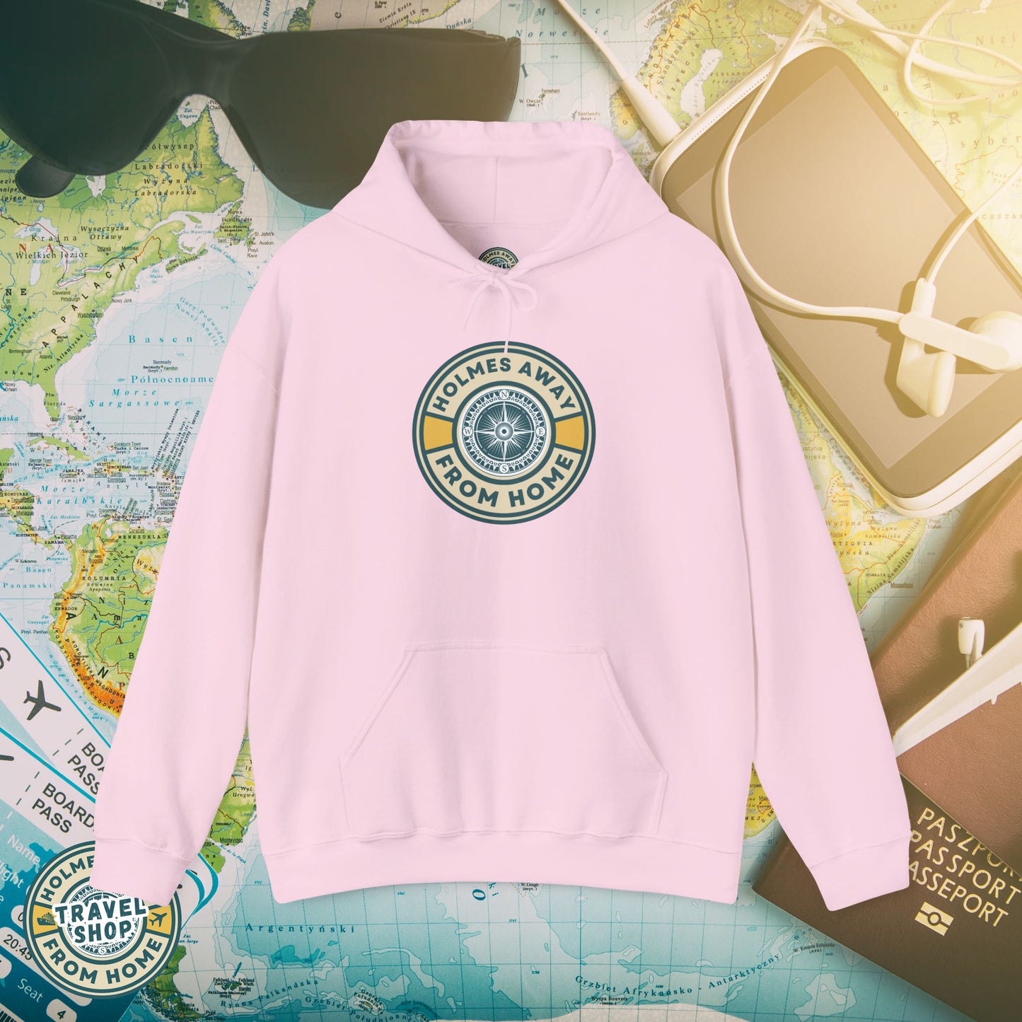 Holmes Away From Home Travel Hoodie