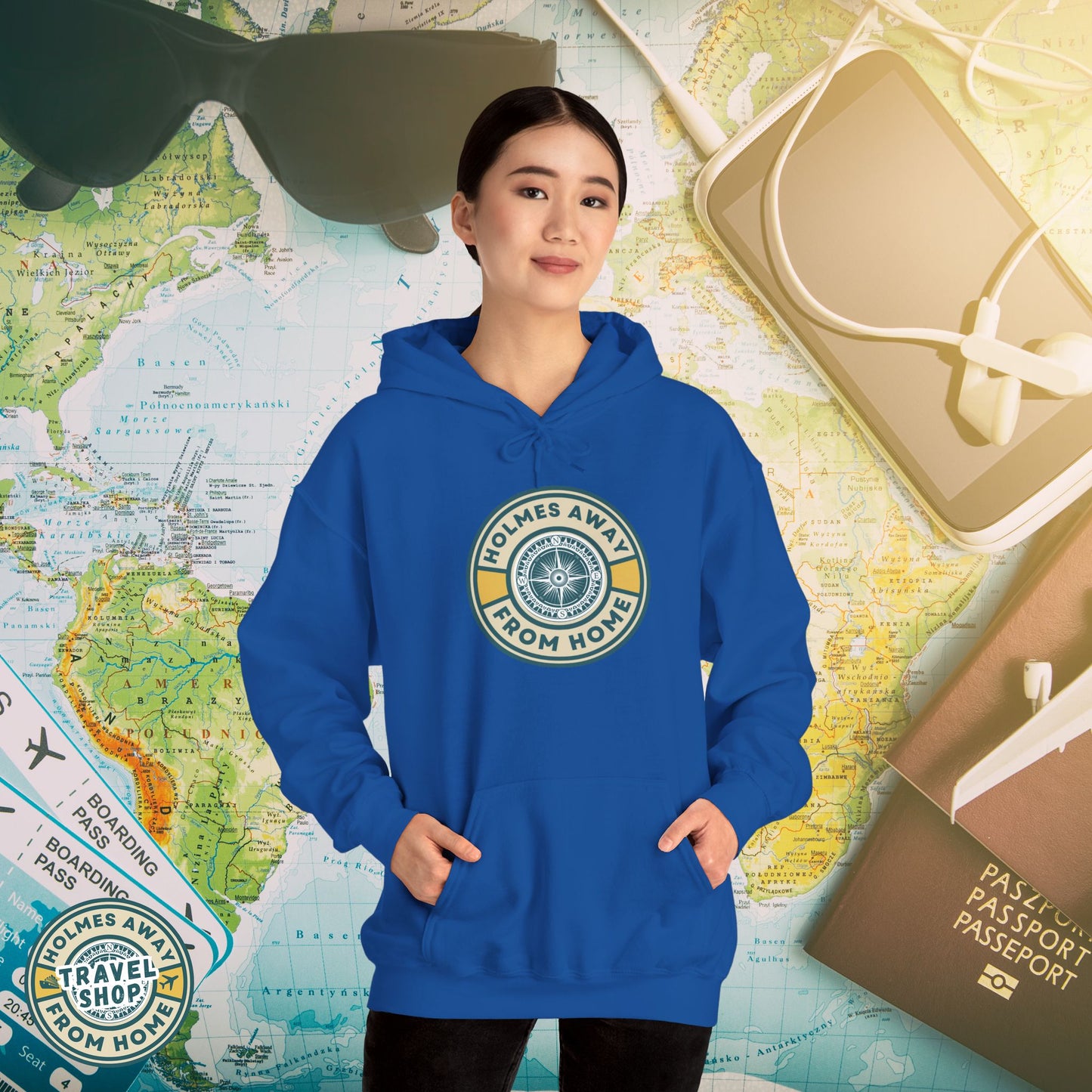 Holmes Away From Home Travel Hoodie