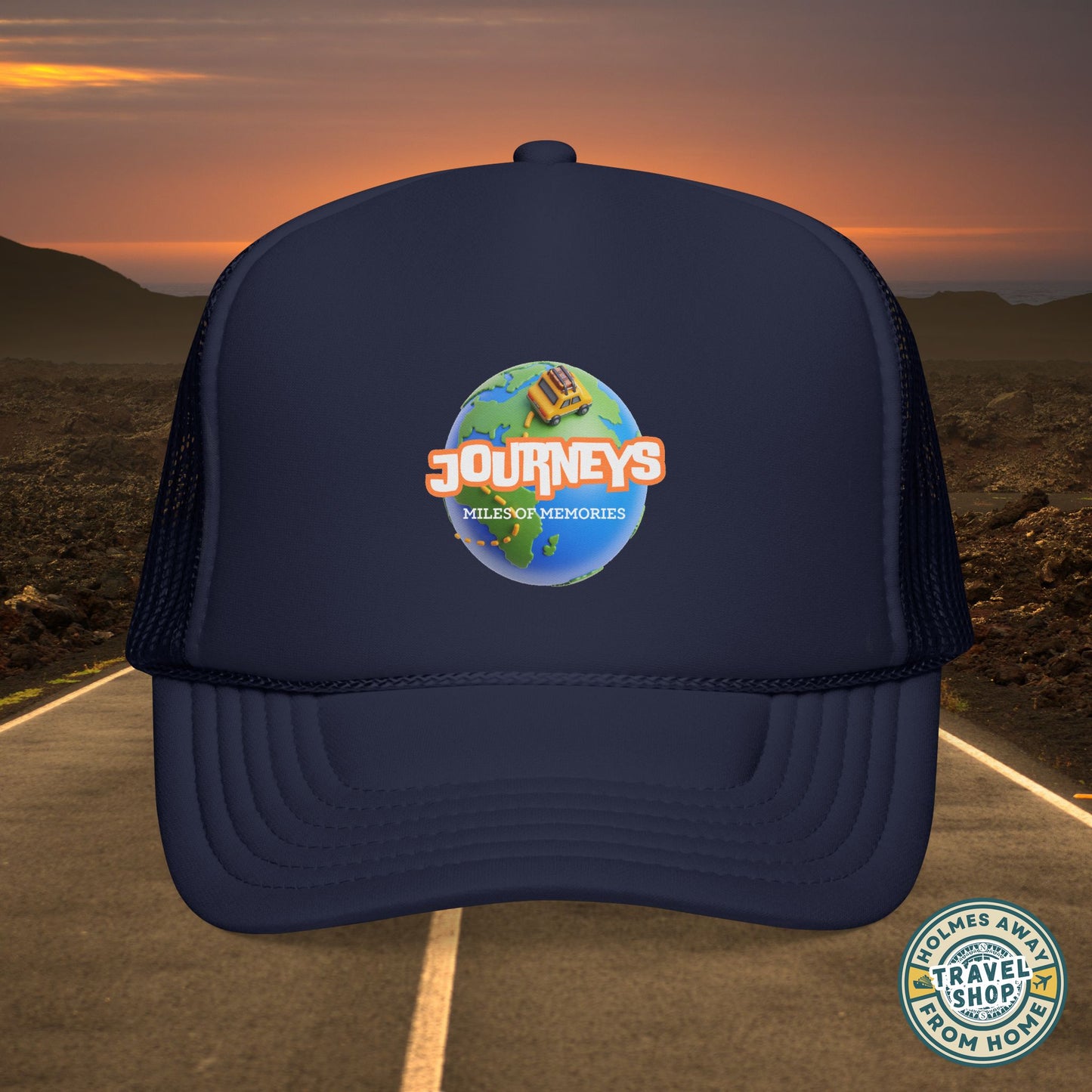 Journeys Official Logo Trucker Hat – Holmes Away From Home Travel Channel