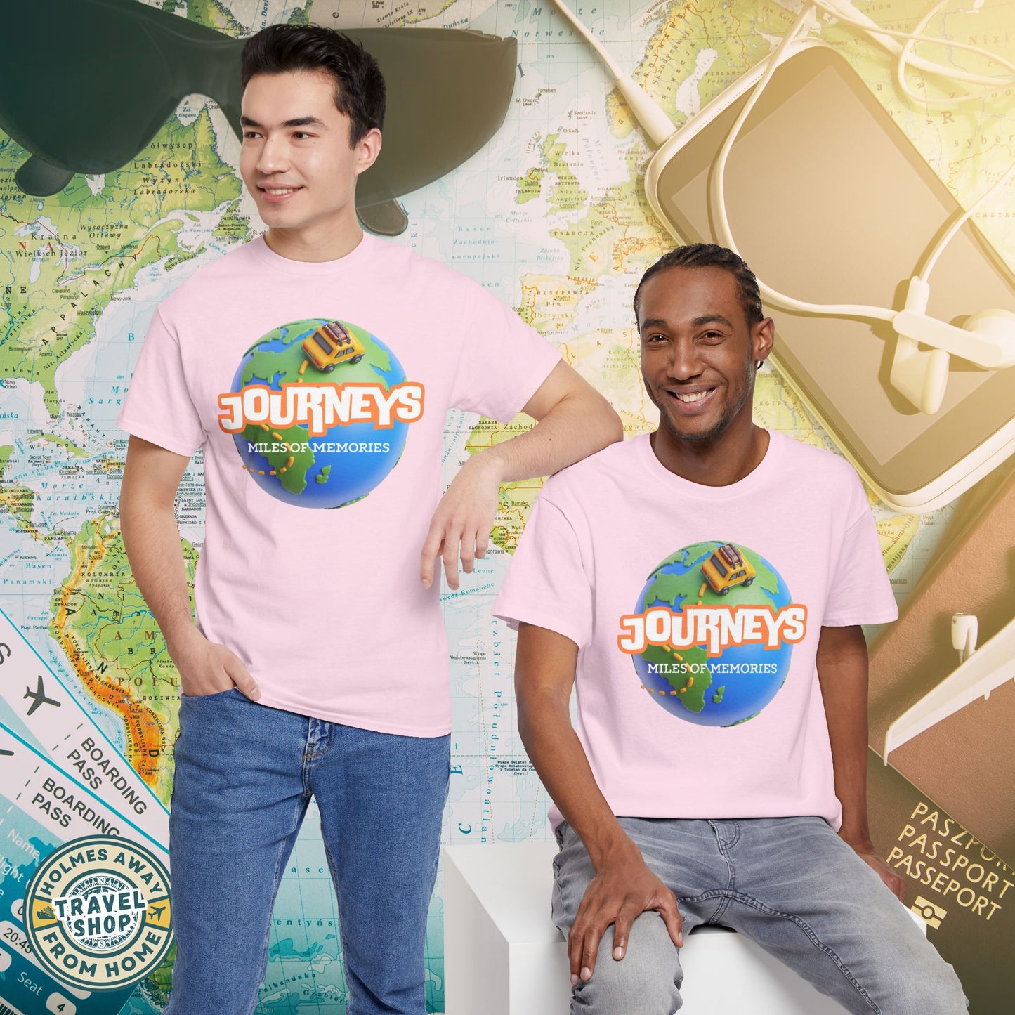 “Journeys” Official Series Logo Tee – Holmes Away From Home Travel Channel