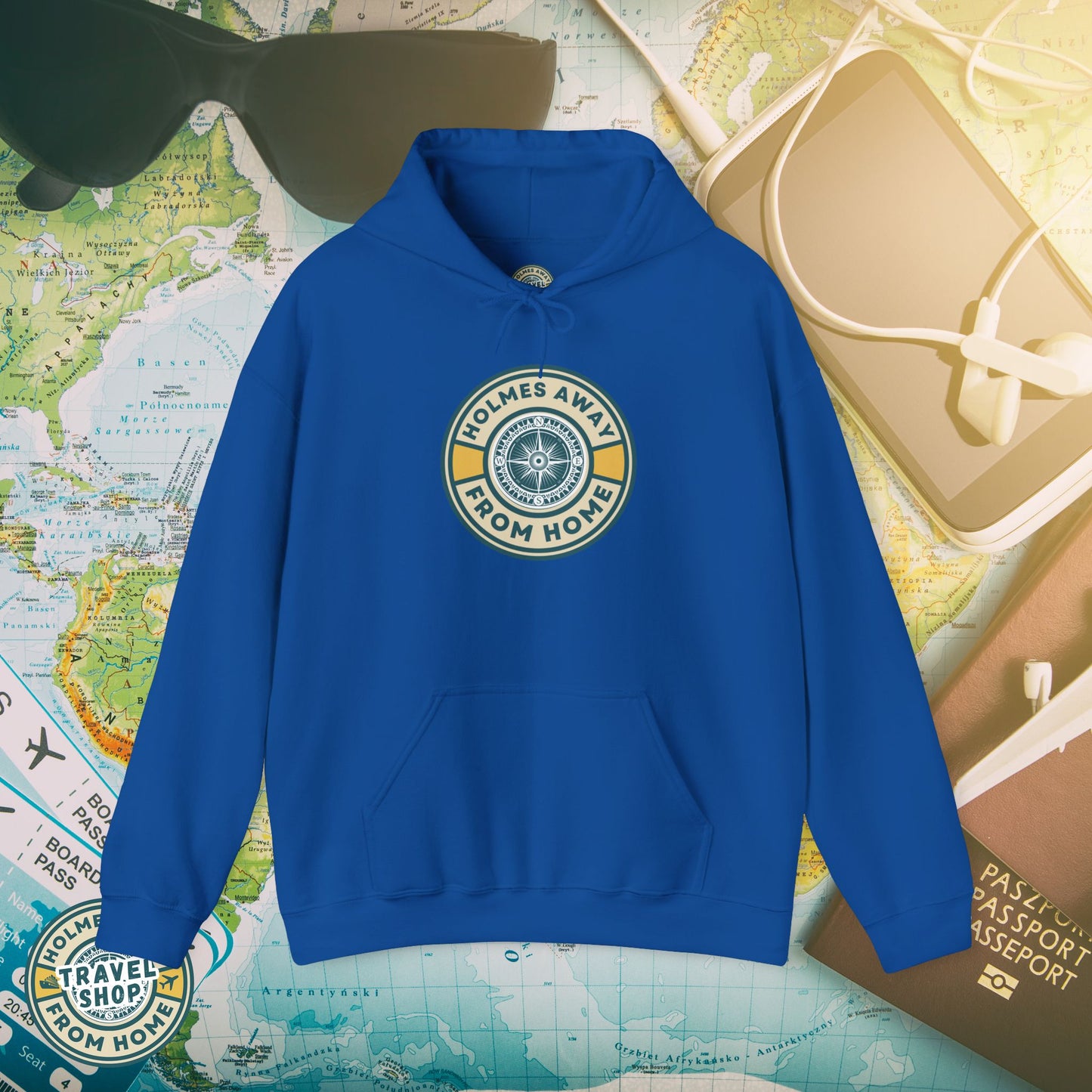 Holmes Away From Home Travel Hoodie