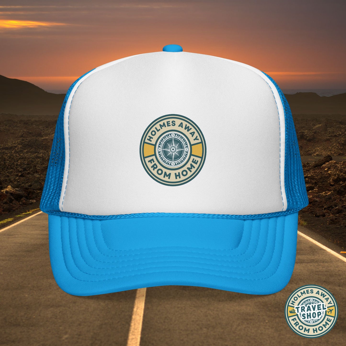Holmes Away From Home Official Logo Trucker Hat