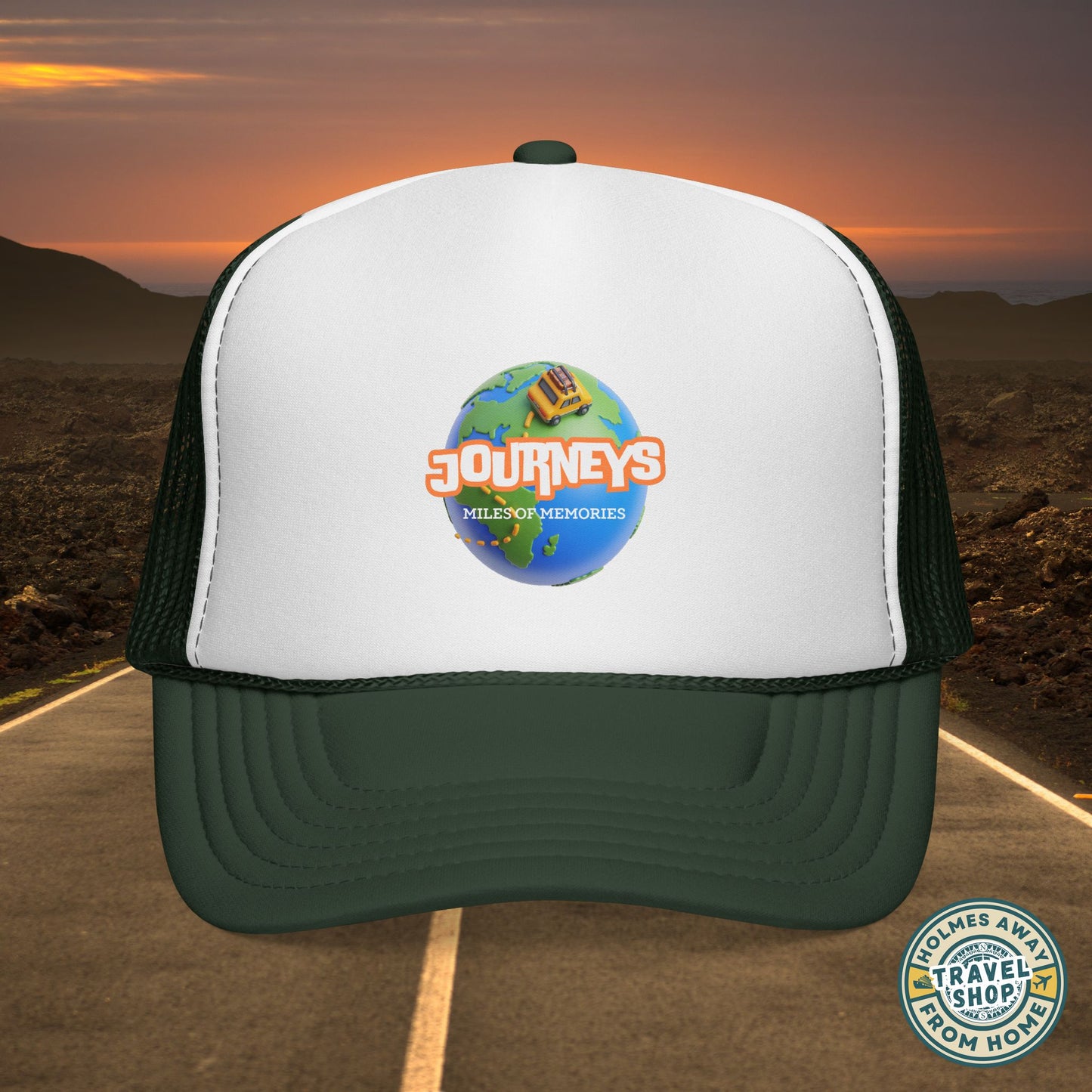 Journeys Official Logo Trucker Hat – Holmes Away From Home Travel Channel