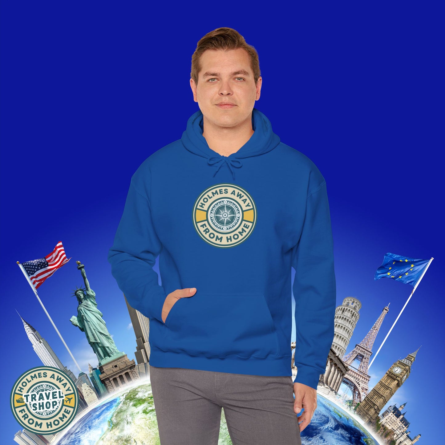 Holmes Away From Home Travel Hoodie