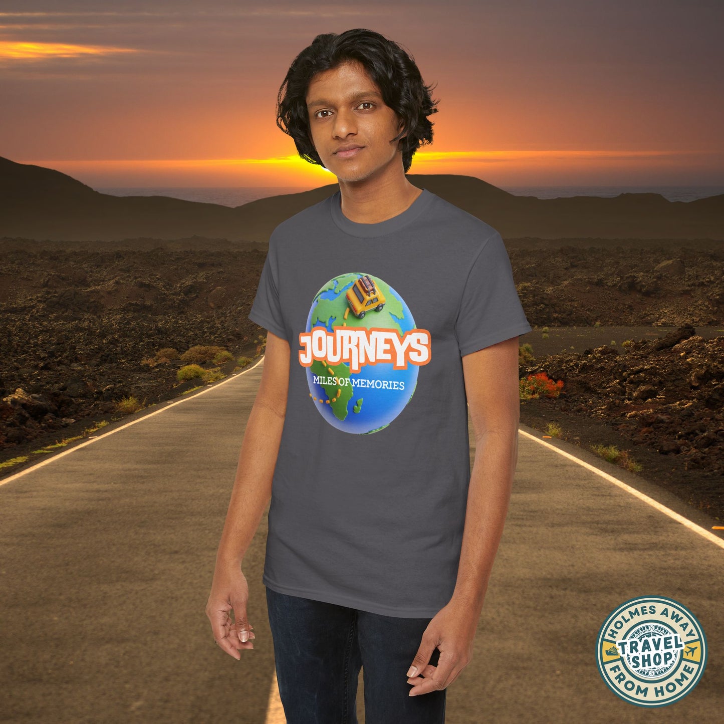 “Journeys” Official Series Logo Tee – Holmes Away From Home Travel Channel