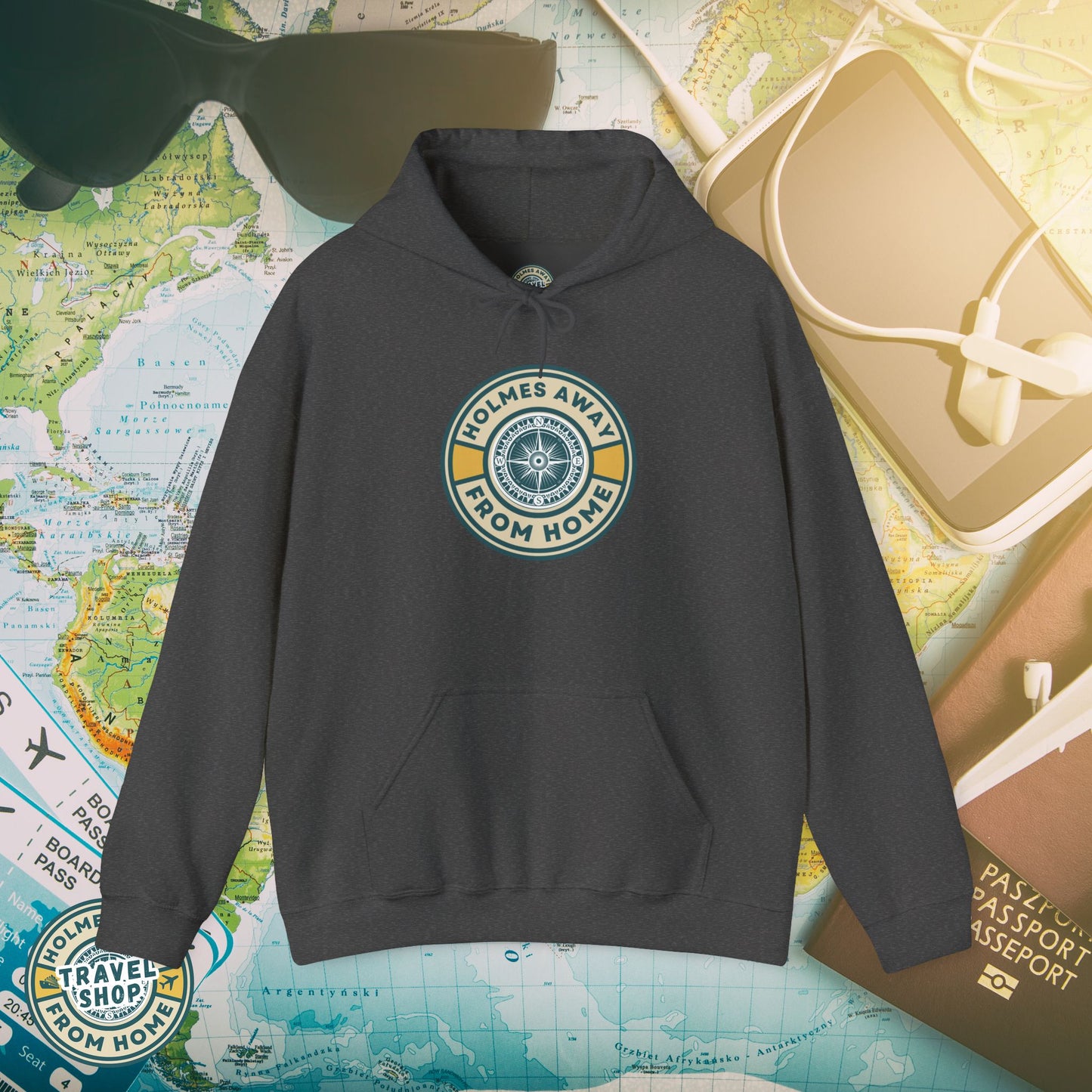 Holmes Away From Home Travel Hoodie