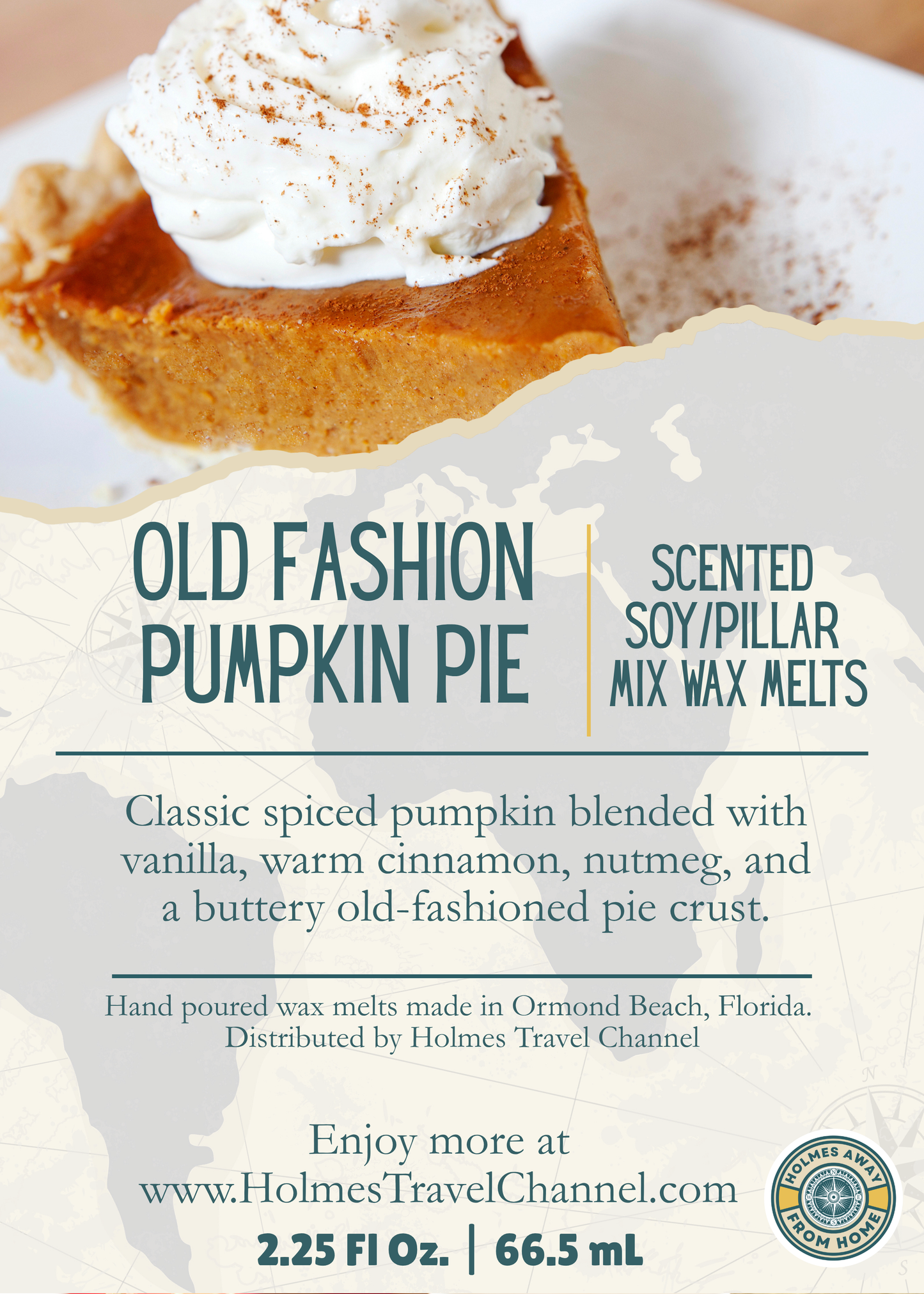 Old Fashion Pumpkin Pie Scented Wax Melts