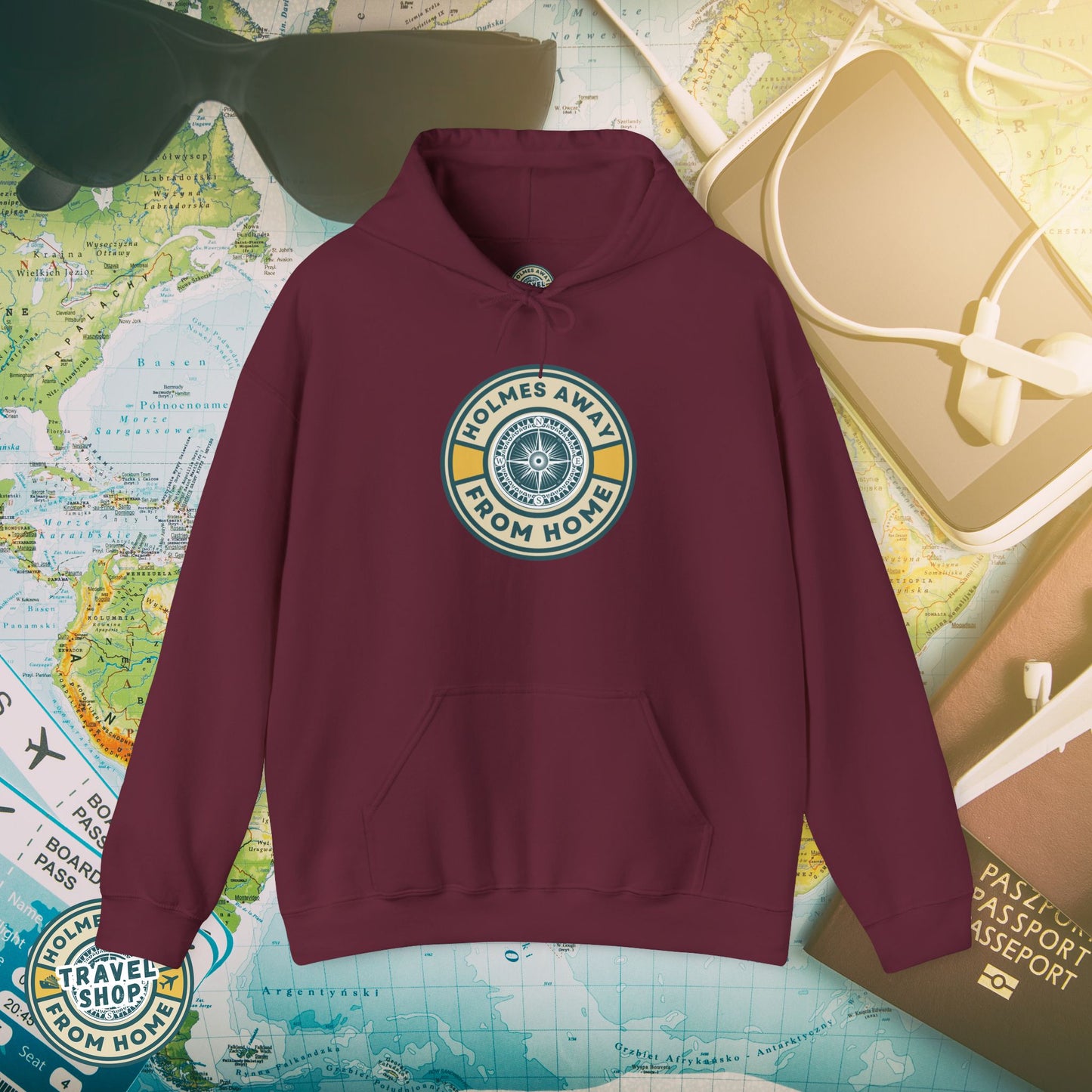 Holmes Away From Home Travel Hoodie