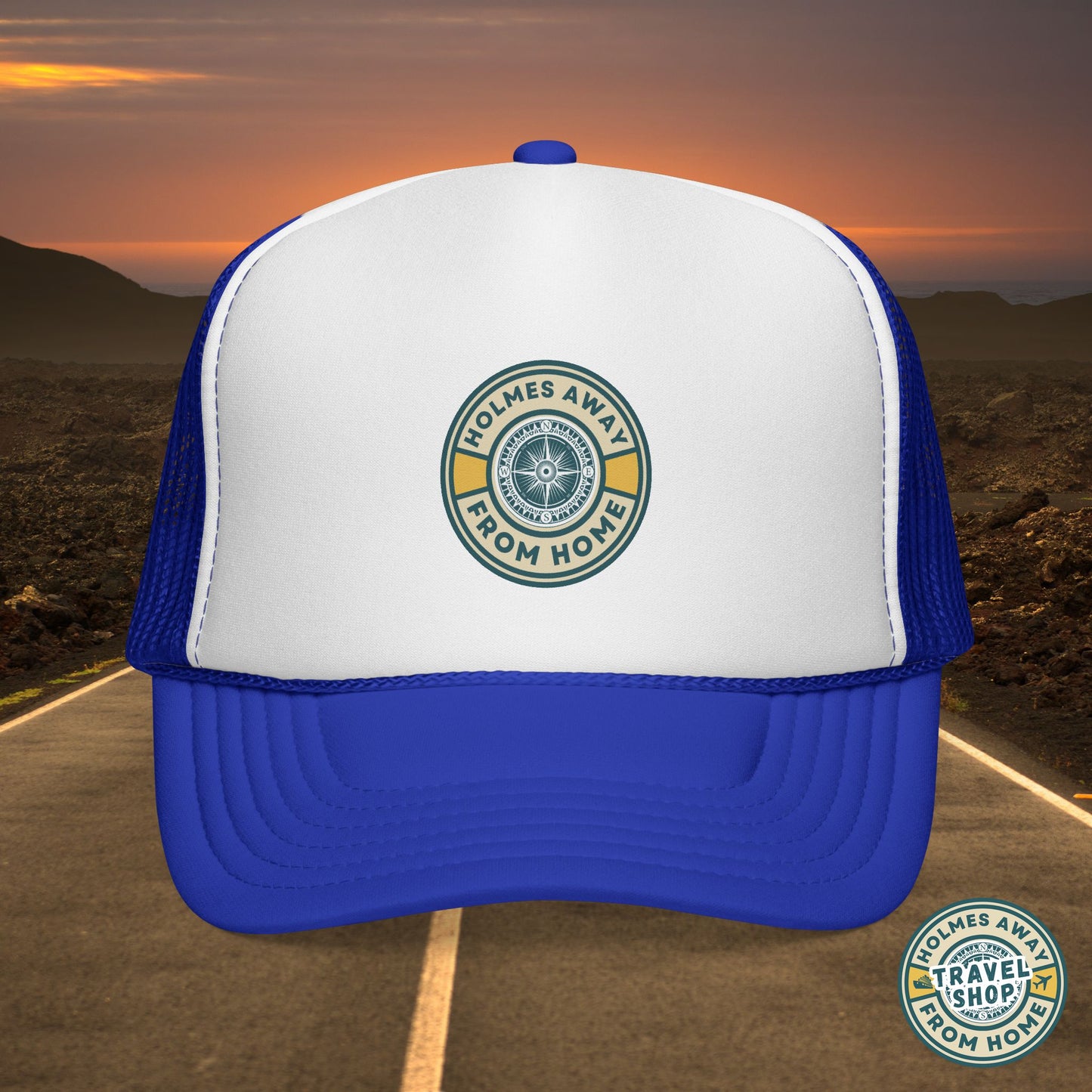 Holmes Away From Home Official Logo Trucker Hat