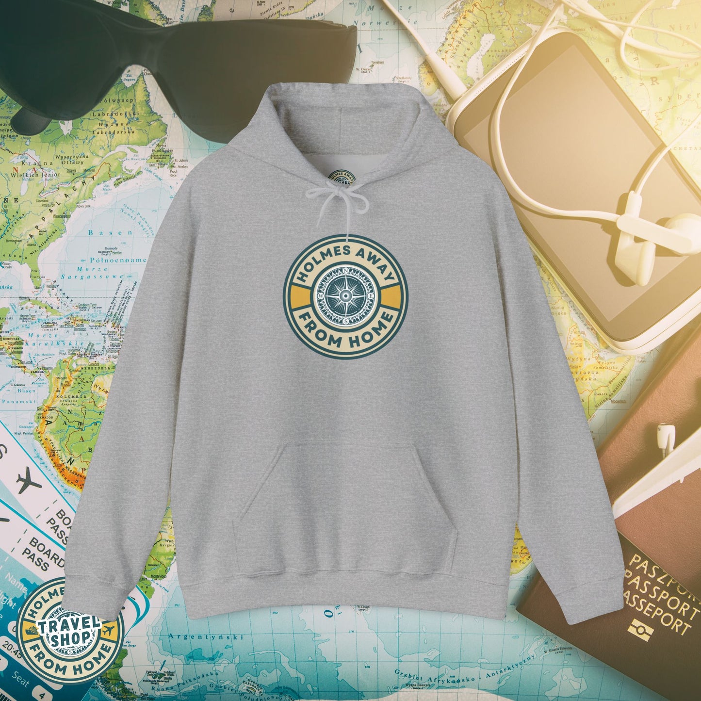 Holmes Away From Home Travel Hoodie
