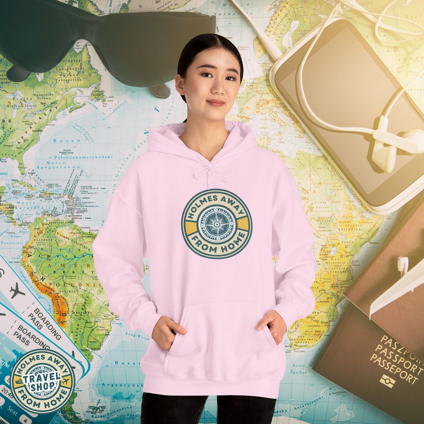 Holmes Away From Home Travel Hoodie
