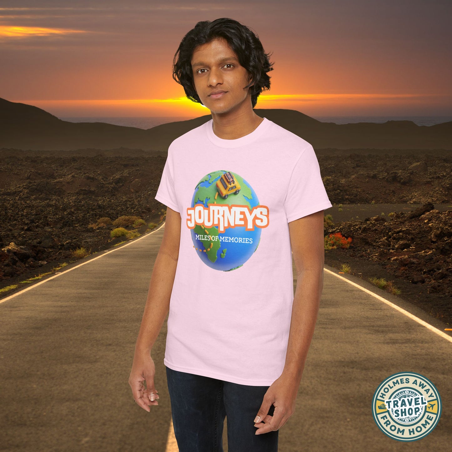 “Journeys” Official Series Logo Tee – Holmes Away From Home Travel Channel