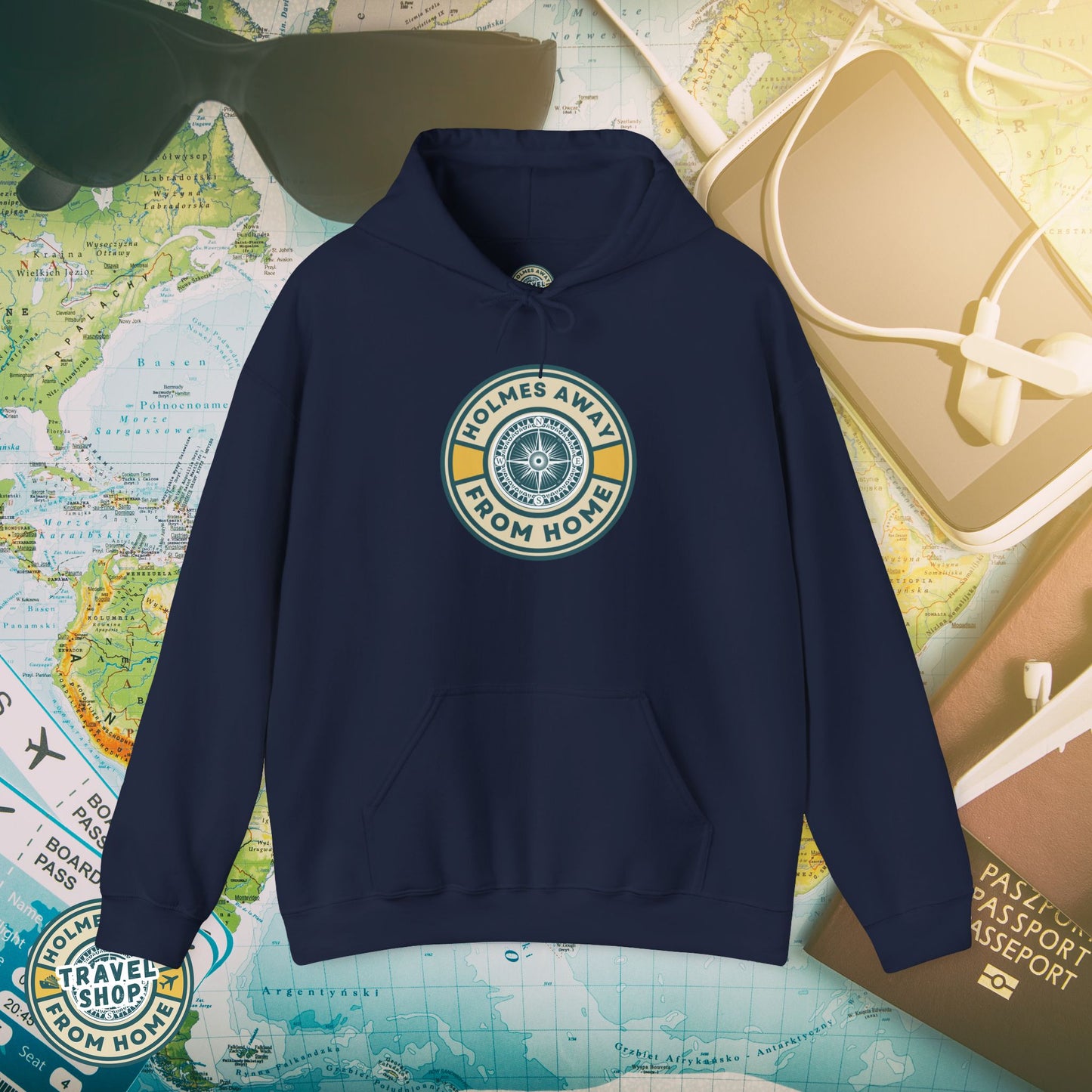 Holmes Away From Home Travel Hoodie