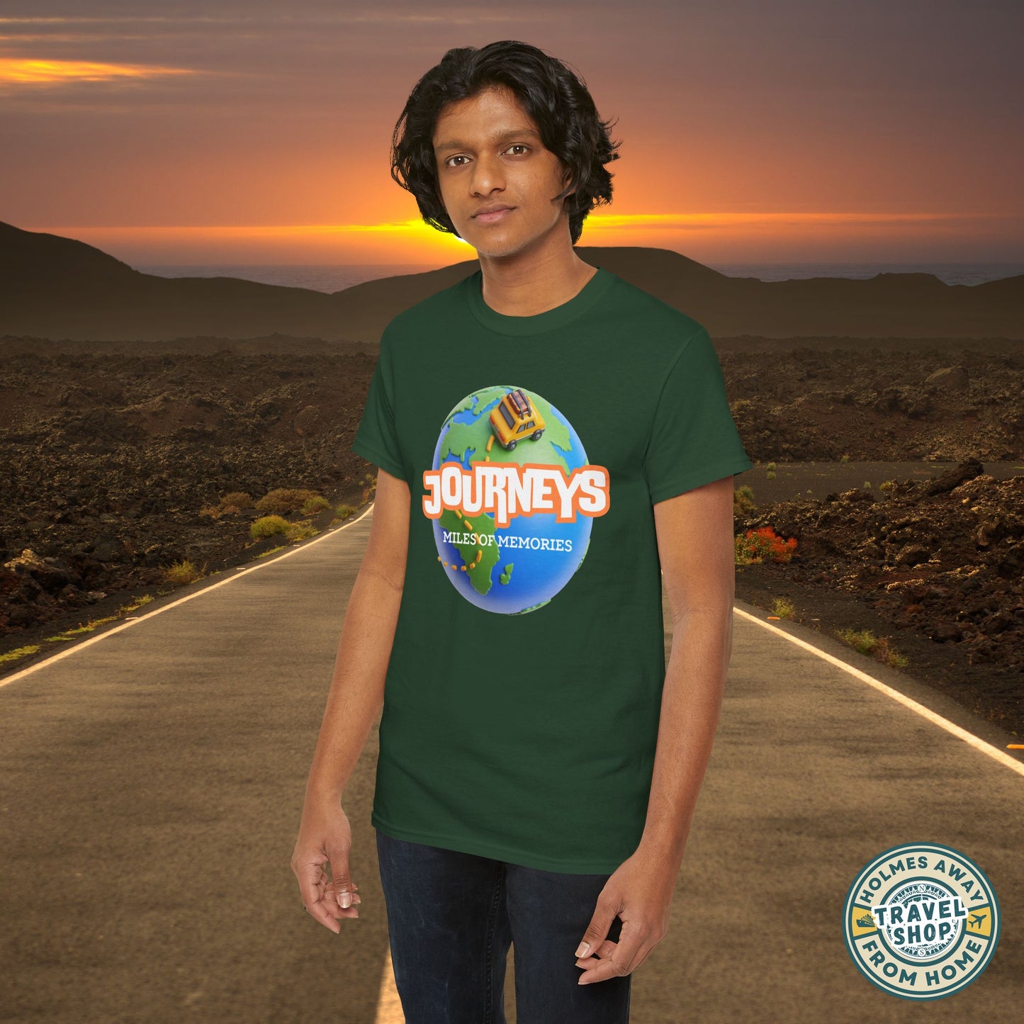 “Journeys” Official Series Logo Tee – Holmes Away From Home Travel Channel