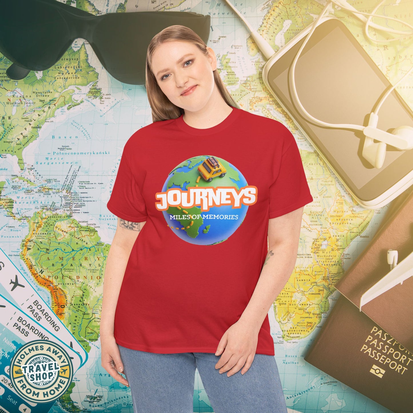 “Journeys” Official Series Logo Tee – Holmes Away From Home Travel Channel