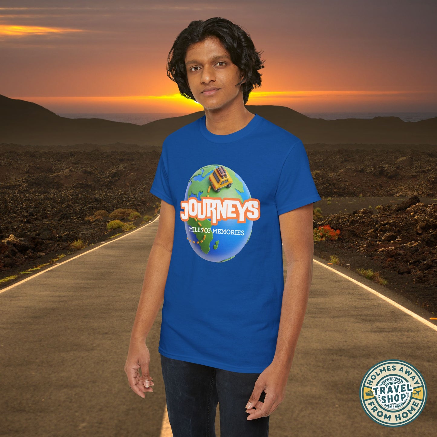 “Journeys” Official Series Logo Tee – Holmes Away From Home Travel Channel