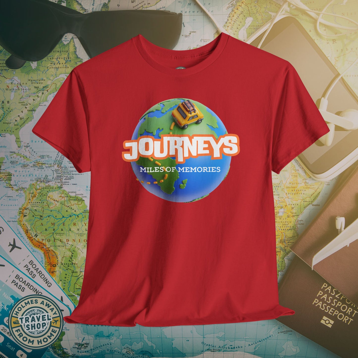 “Journeys” Official Series Logo Tee – Holmes Away From Home Travel Channel