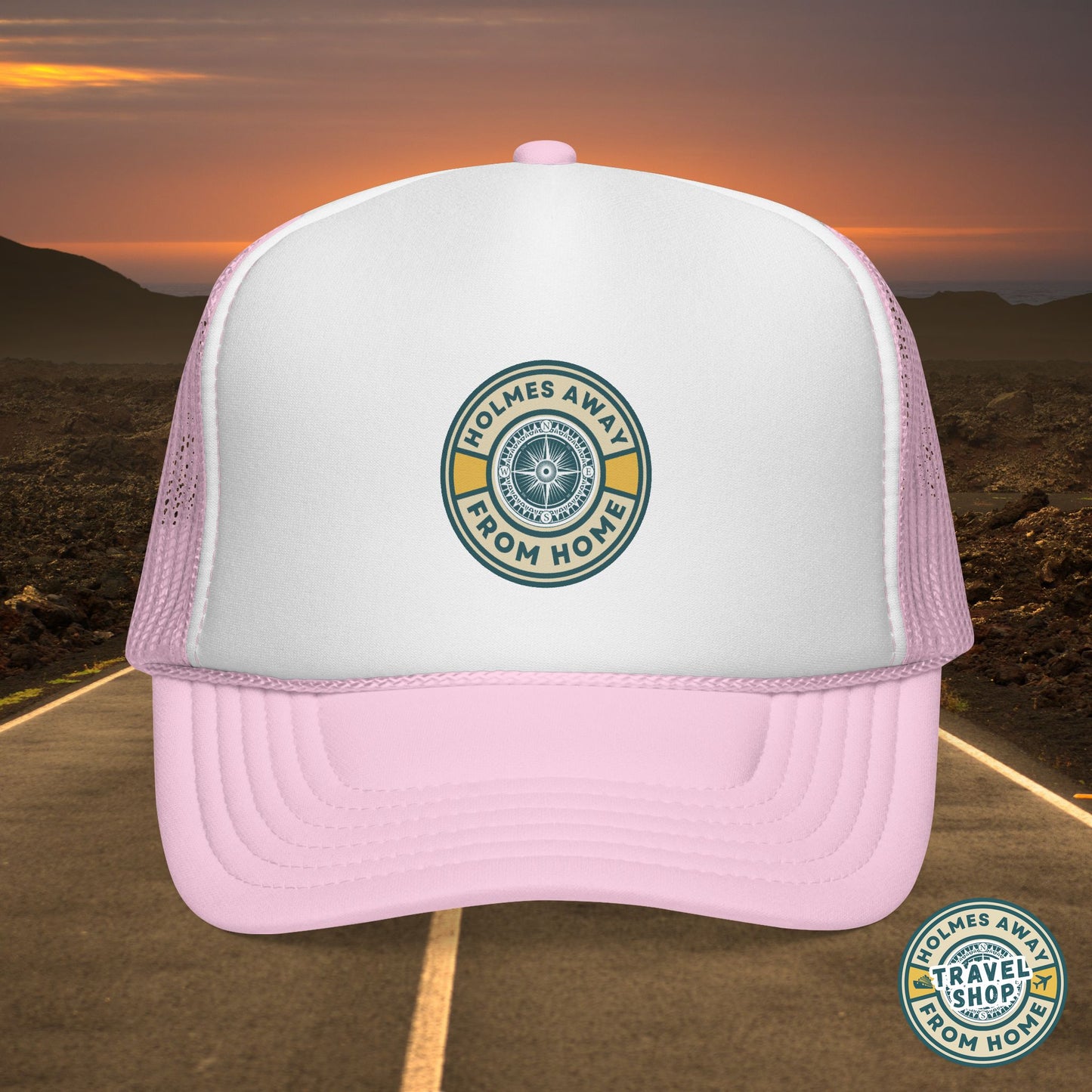 Holmes Away From Home Official Logo Trucker Hat